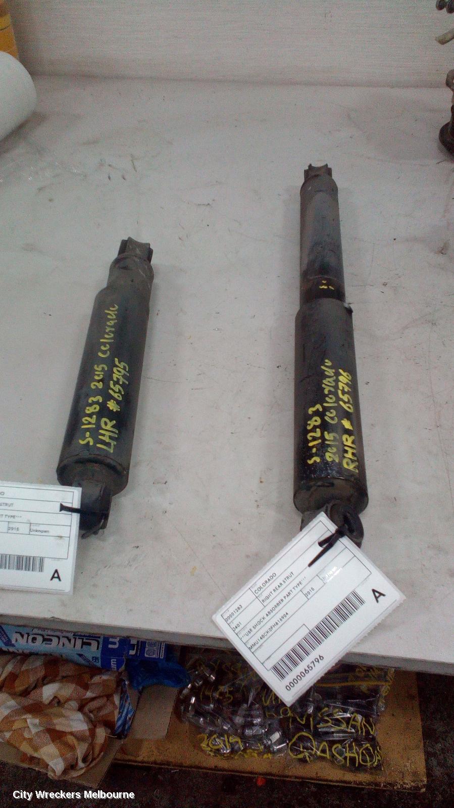 HOLDEN COLORADO LEFT REAR STRUT, ***USE SHOCK ABSORBER PART TYPE*** - Image 2
