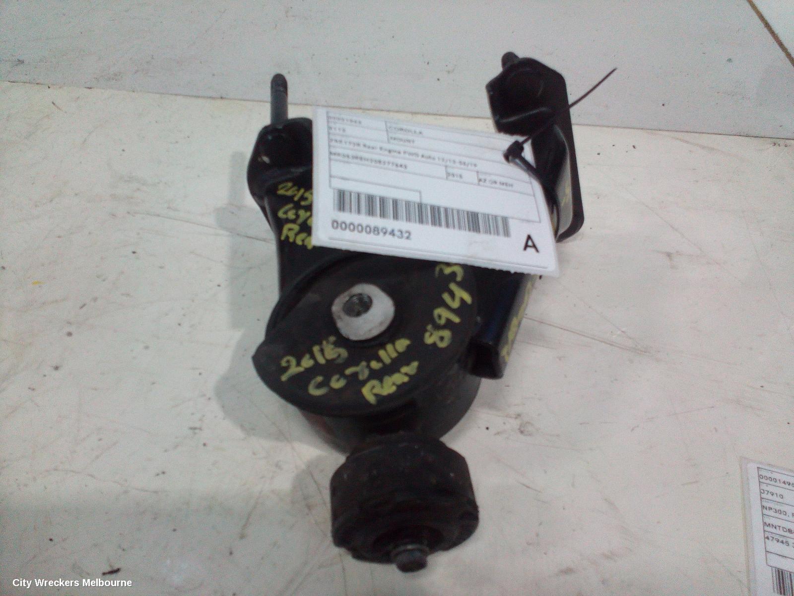 TOYOTA COROLLA MOUNT, ZRE172R REAR ENGINE FWD AUTO 12/2013 - 06/2019 - Image 1
