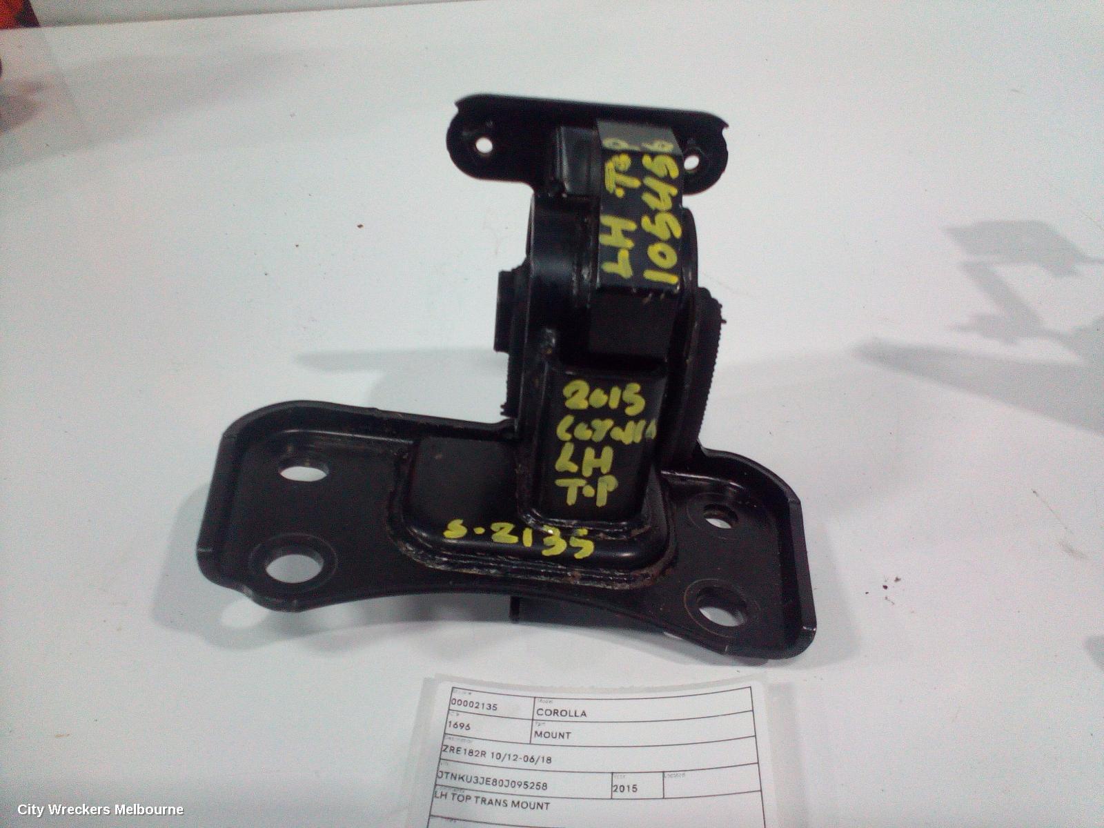 TOYOTA COROLLA MOUNT, ZRE182R 10/2012 - 06/2018 - Image 1