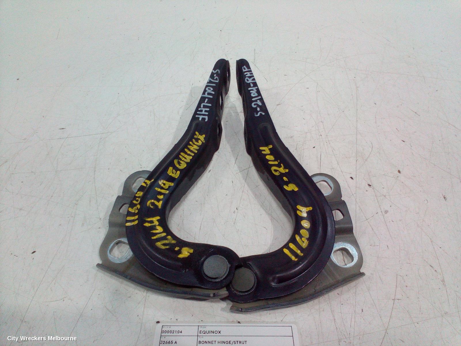 HOLDEN EQUINOX BONNET HINGE/STRUT, HINGES (PAIR), EQ, 09/2017 - 12/2020 - Image 3