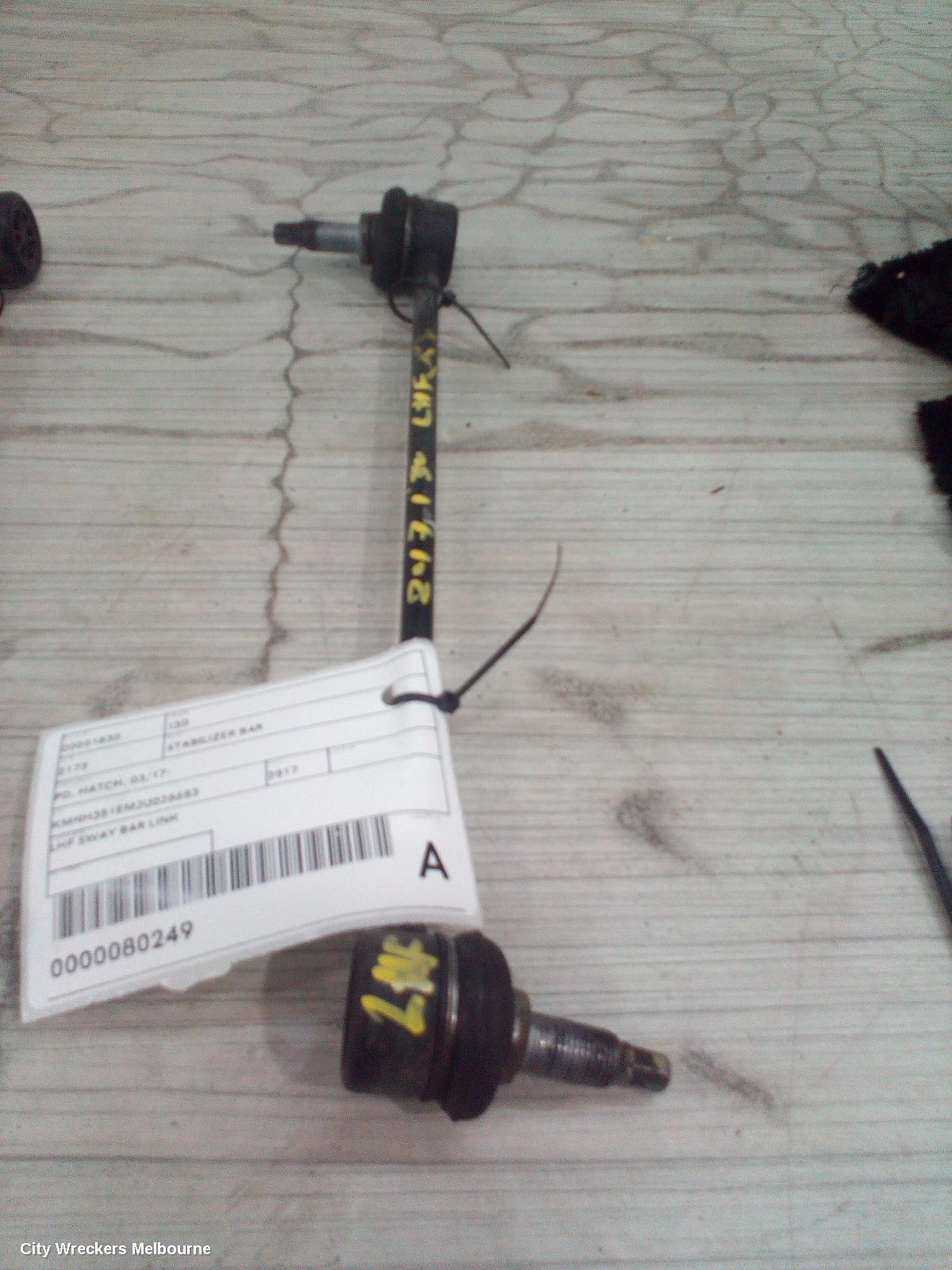 HYUNDAI I30 STABILISER BAR, PD, HATCH, 03/2017 ONWARDS - Image 1