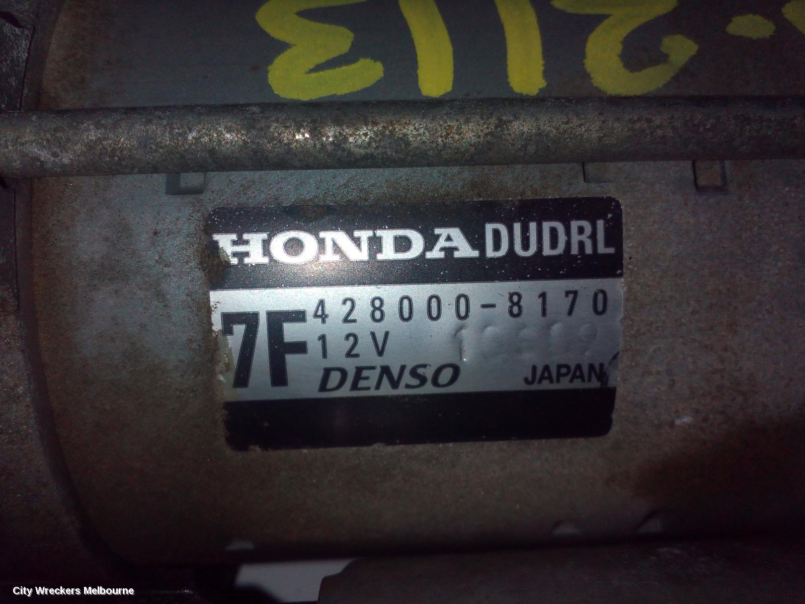 HONDA HRV STARTER, PETROL, 1.8, R18ZF, RU5, 12/2014 - 10/2021 - Image 2