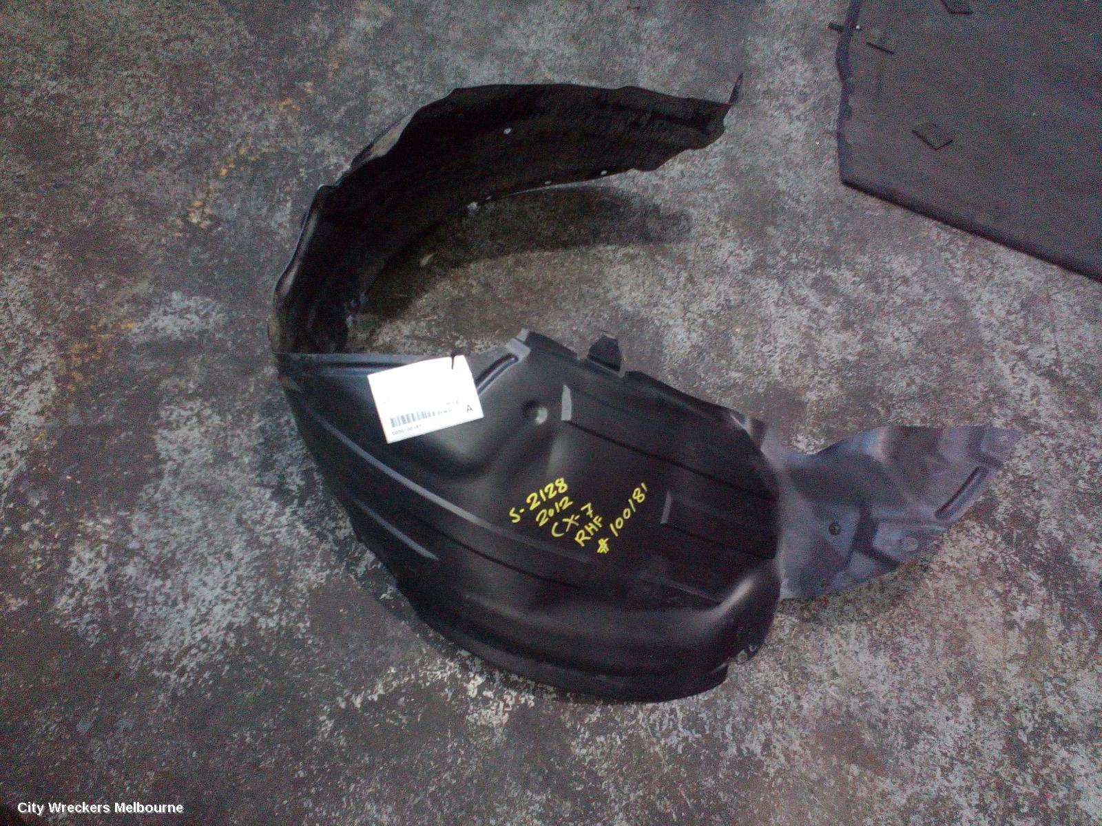 MAZDA CX7 RIGHT GUARD LINER, ER, PETROL TYPE, 06/2009 - 02/2012 - Image 2