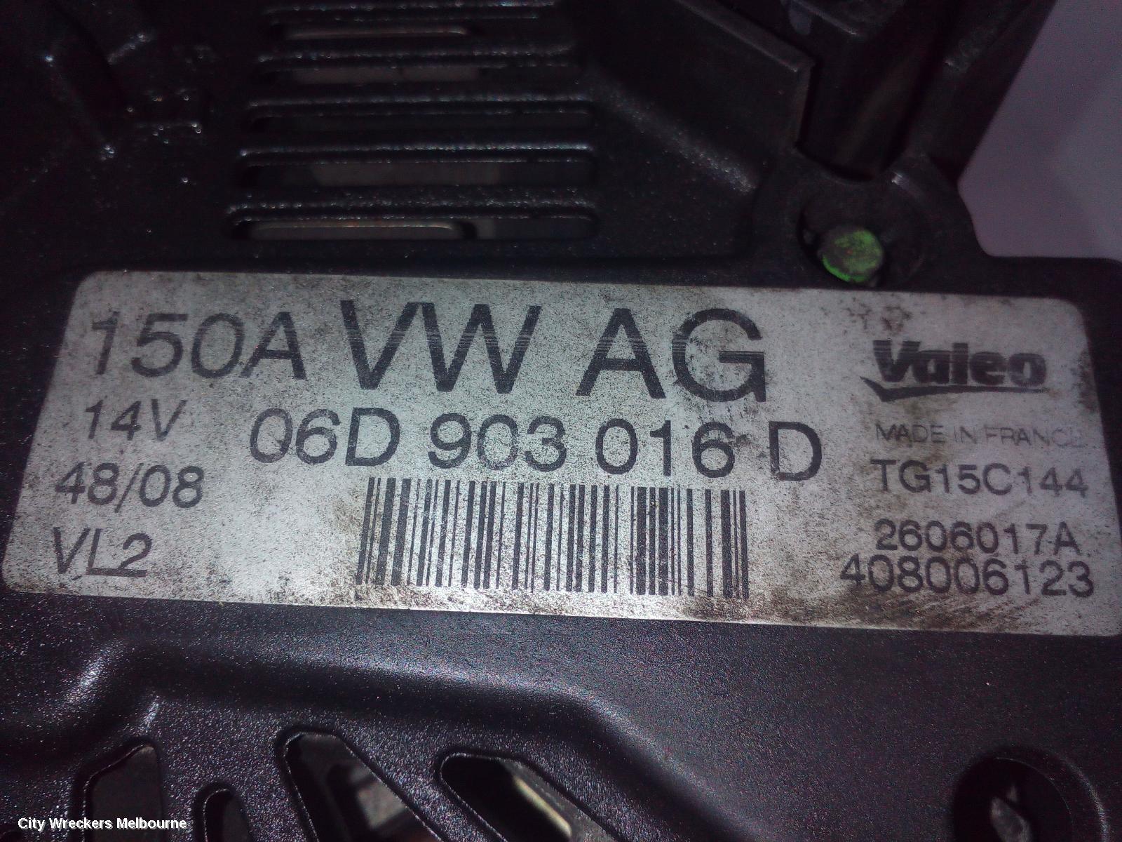 AUDI A6 ALTERNATOR, PETROL, 2.0, TURBO, C6/4F (A6), 09/2006 - 06/2011 - Image 2