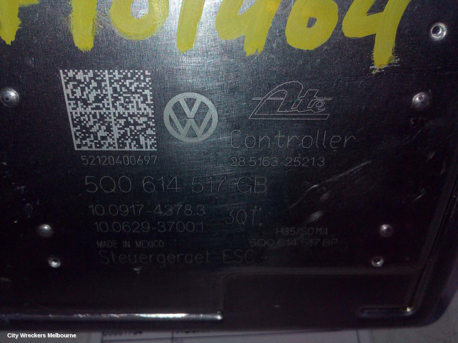 VOLKSWAGEN TIGUAN ABS PUMP/MODULATOR, P/N, 5Q0614517GB, 5NA, 06/2016 ONWARDS - Image 2
