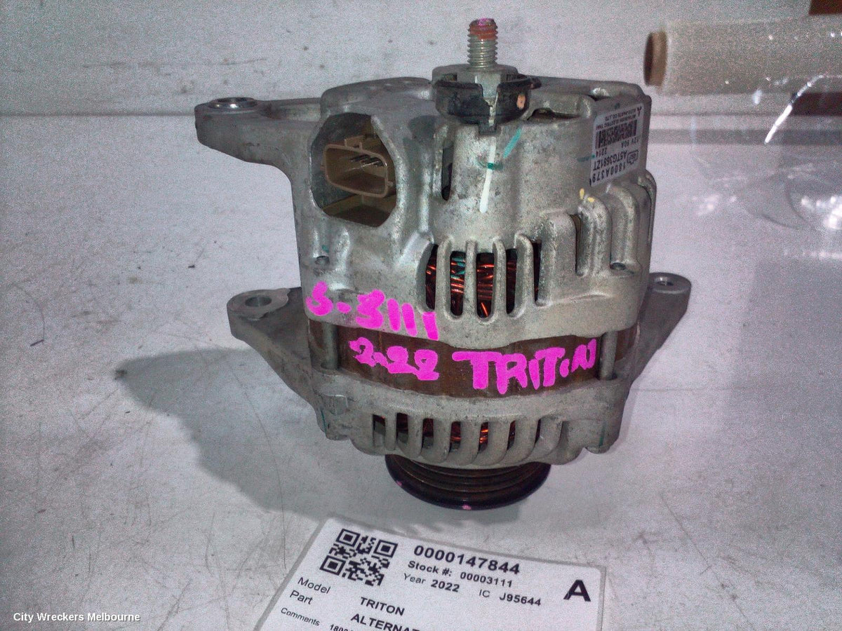 MITSUBISHI TRITON ALTERNATOR, DIESEL, 2.4, 4N15, MQ-MR, 03/2015 - 10/2023 - Image 1