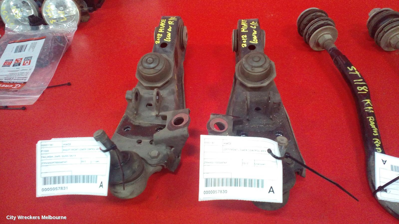 TOYOTA HIACE LEFT FRONT LOWER CONTROL ARM, TRH/KDH, 2WD, 03/2005 - 04/2019 - Image 1