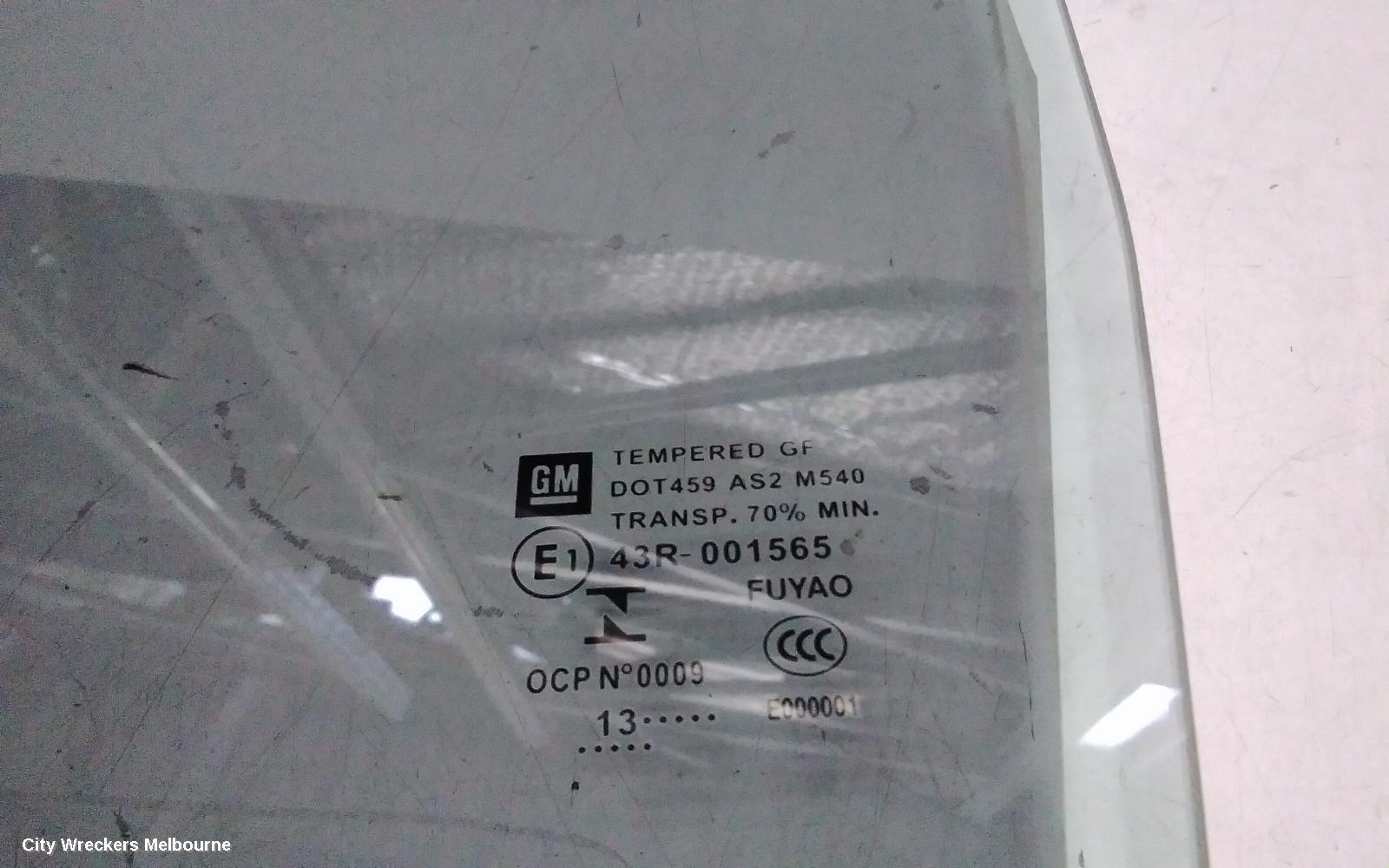 HOLDEN COMMODORE LEFT REAR DOOR WINDOW, VF, SEDAN, 05/2013 - 12/2017 - Image 3