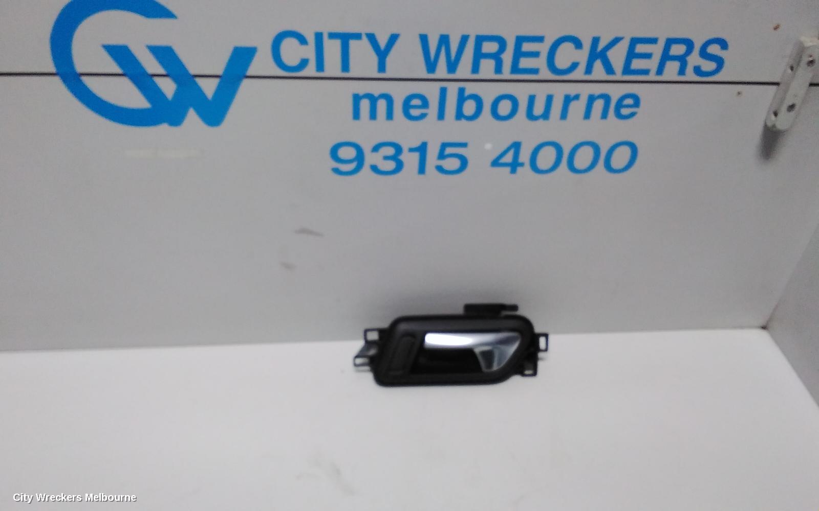 VOLKSWAGEN AMAROK DOOR HANDLE, INNER, LH FRONT, BLACK, 2H, 12/2010 ONWARDS - Image 1