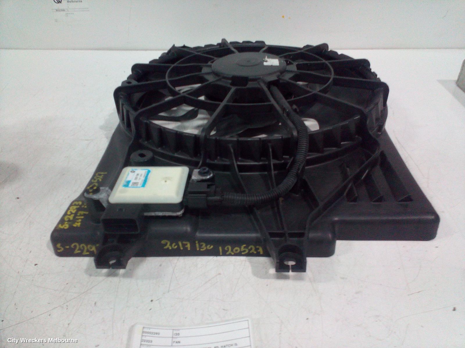 HYUNDAI I30 FAN, RADIATOR FAN ASSY, 1.6, G4FJ, PETROL, PD, HATCH (S.KOREA VIN KMHH), 03/2017 ONWARDS - Image 2