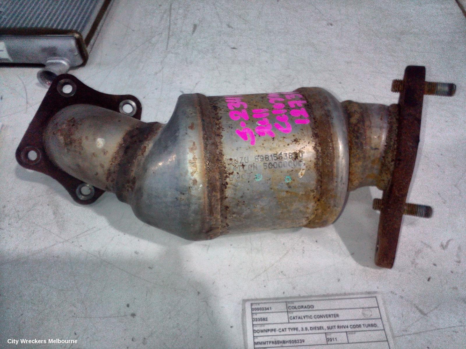HOLDEN COLORADO CATALYTIC CONVERTER, DOWNPIPE-CAT TYPE, 3.0, DIESEL, SUIT RHV4 CODE TURBO, RC, 08/2010 - 12/2011 - Image 3