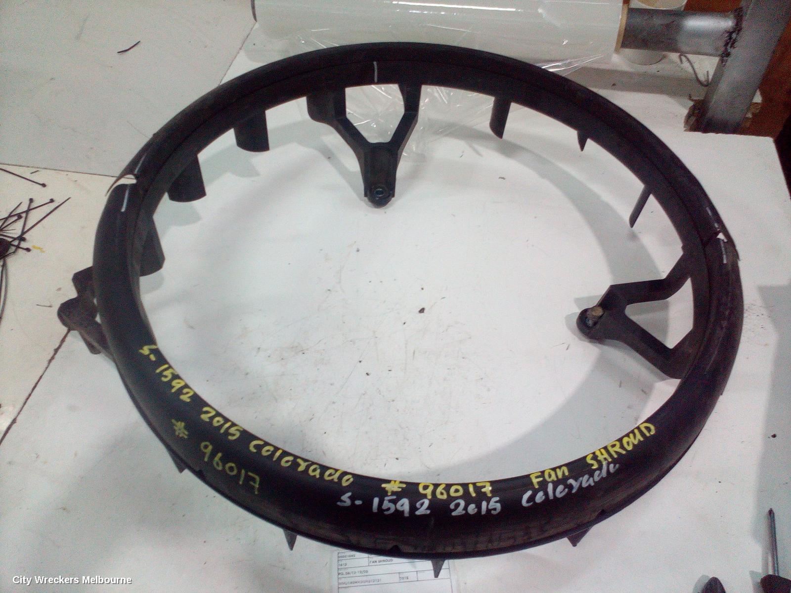 HOLDEN COLORADO FAN SHROUD, RG, ENGINE FAN SHROUD RING (ENGINE MOUNTED), DIESEL, 2.5/2.8, 06/2012 - 12/2020 - Image 2