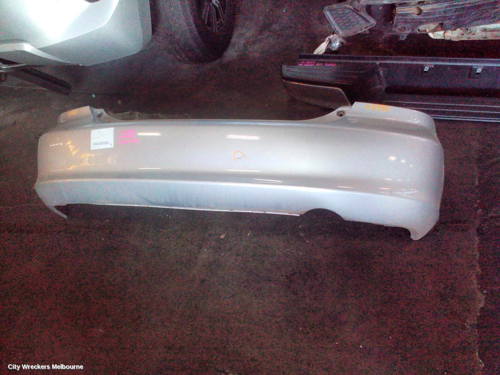HONDA CIVIC REAR BUMPER, 7TH GEN, 5DR HATCH, NON SKIRT TYPE, 11/2000 - 09/2003 - Image 2