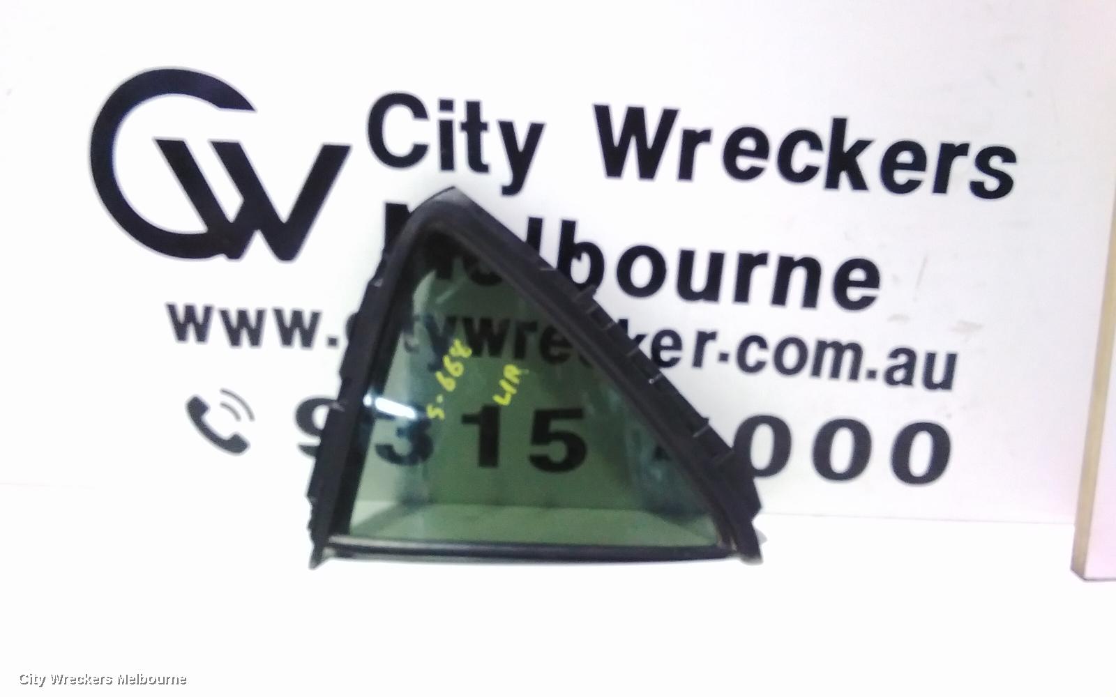 TOYOTA PRIUS LEFT REAR 1/4 DOOR GLASS, NHP10, PRIUS C, 12/2011 - 03/2020 - Image 1