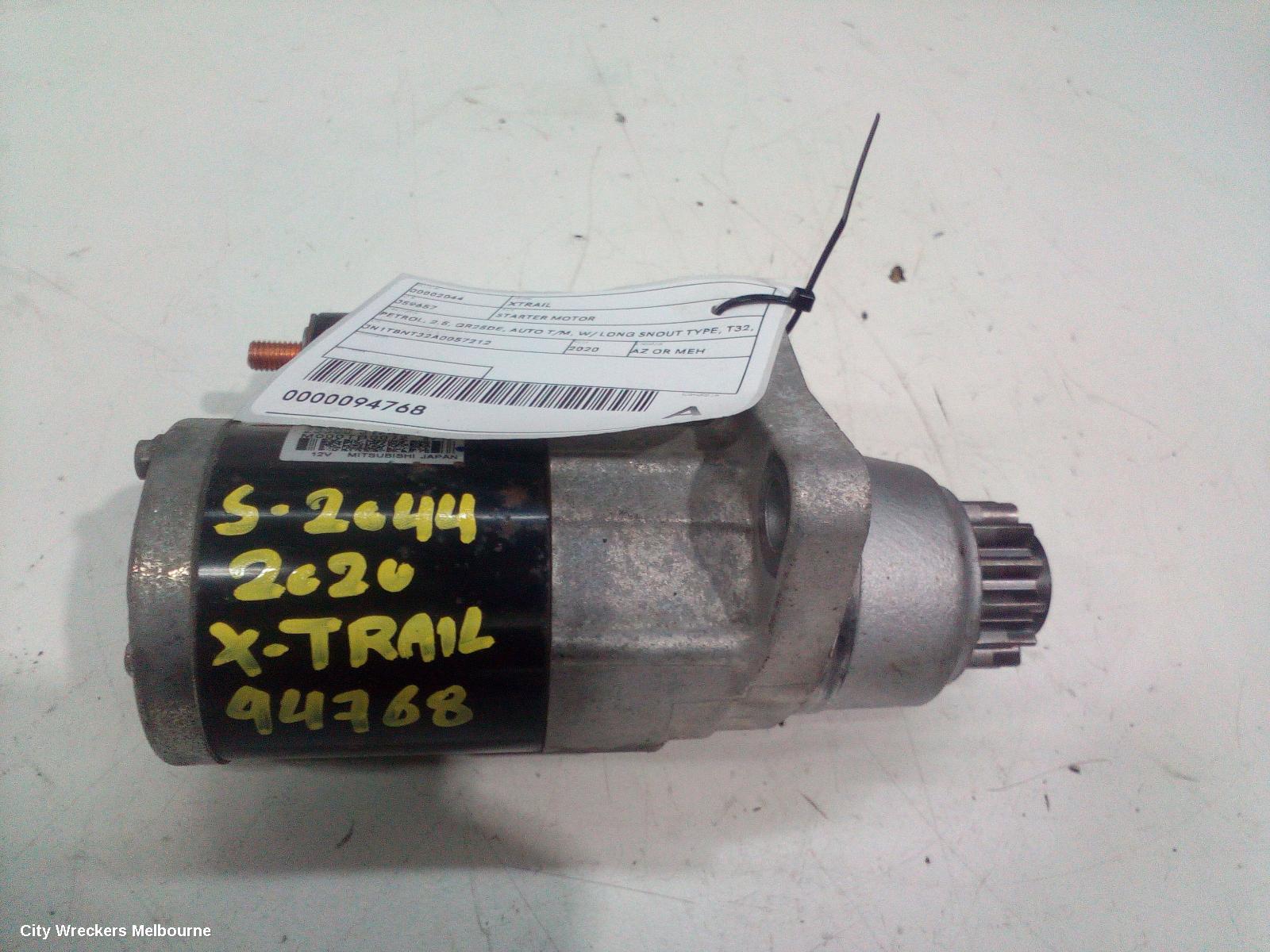 NISSAN XTRAIL STARTER, PETROL, 2.5, QR25DE, AUTO T/M, W/ LONG SNOUT TYPE, T32, 02/2014 ONWARDS - Image 3