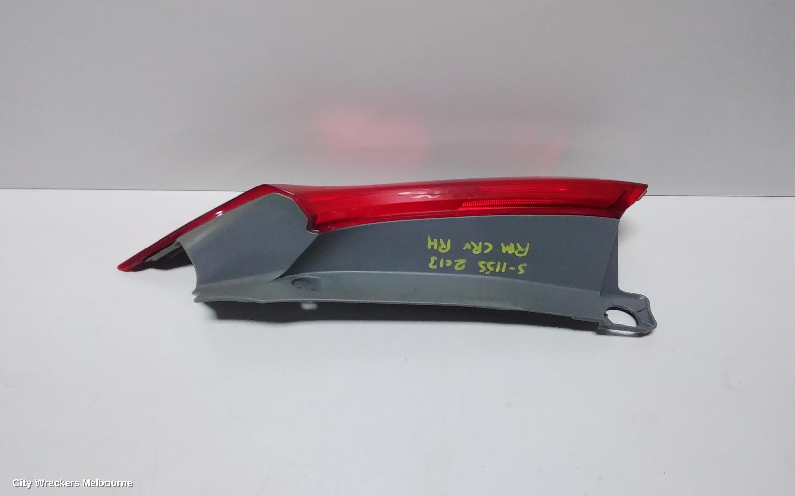 HONDA CRV RIGHT TAILLIGHT, RM, UPPER, PETROL TYPE, 11/2012 - 10/2014 - Image 2