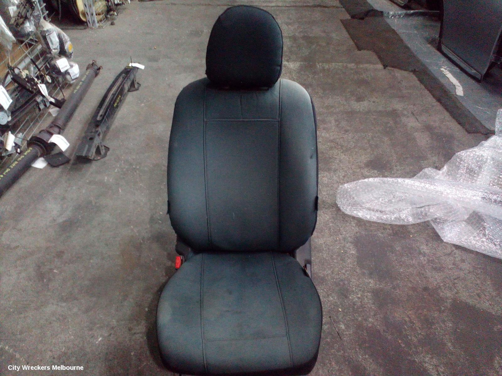 MITSUBISHI TRITON FRONT SEAT, LH FRONT, MQ-MR, CLOTH, BLACK/GREY, GLX/GLX ADAS/GLX+, 04/2015 ONWARDS - Image 1