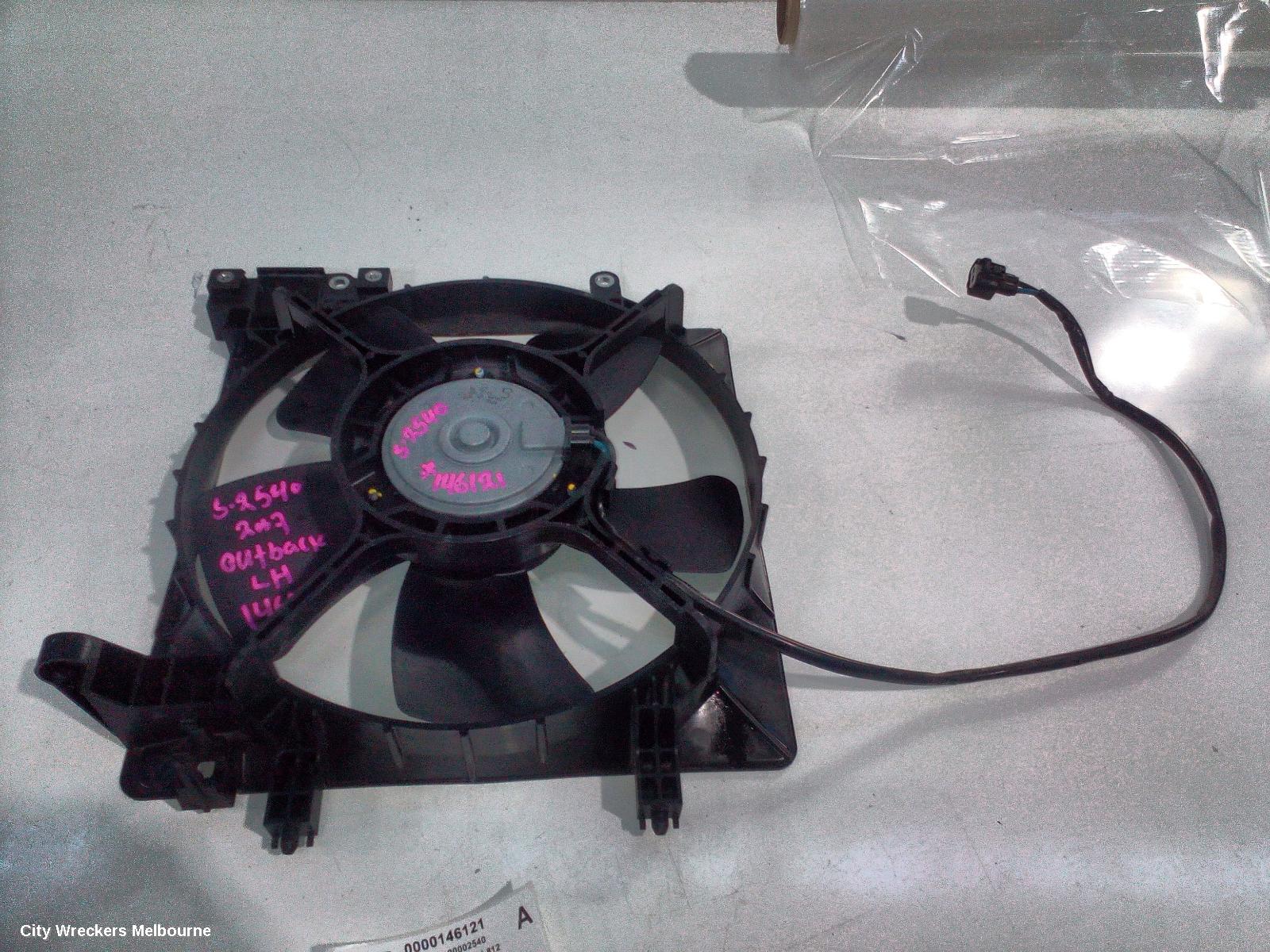 SUBARU OUTBACK FAN, RADIATOR FAN (LH - PASSENGER SIDE), 3.0, EZ30, 4TH GEN, 5 BLADES, 07/2003 - 08/2009 - Image 1