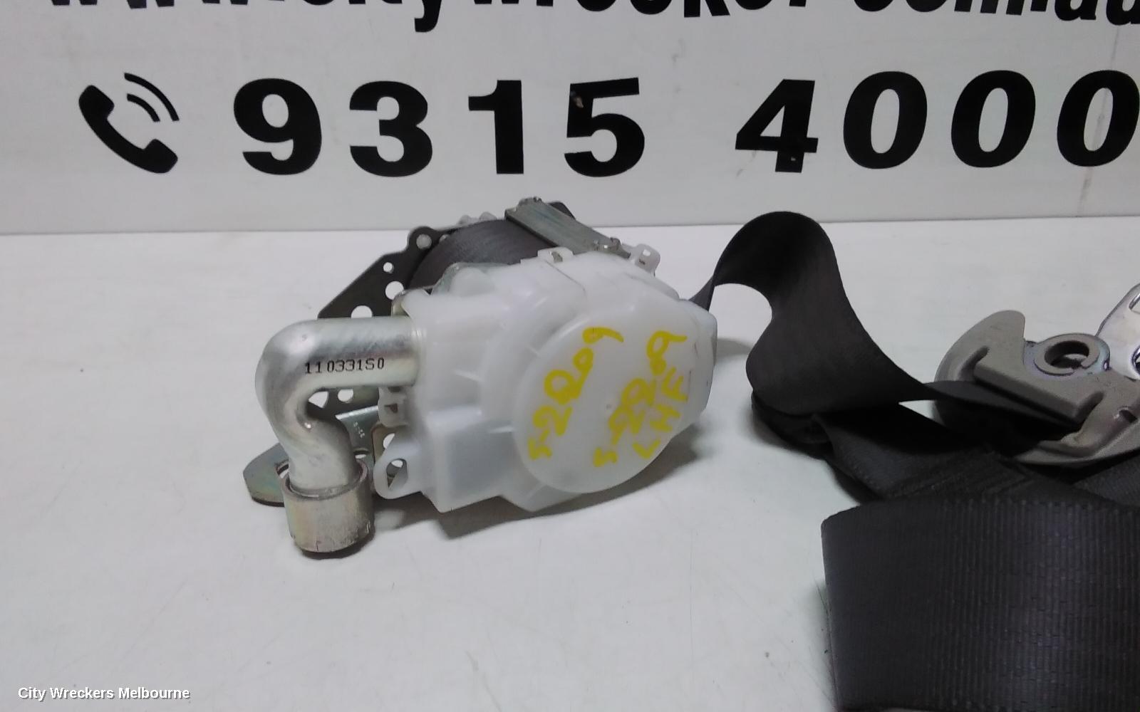 TOYOTA PRIUS SEATBELT/STALK, ZVW30R, LH FRONT, SEAT BELT ONLY, 07/2009 - 12/2015 - Image 2