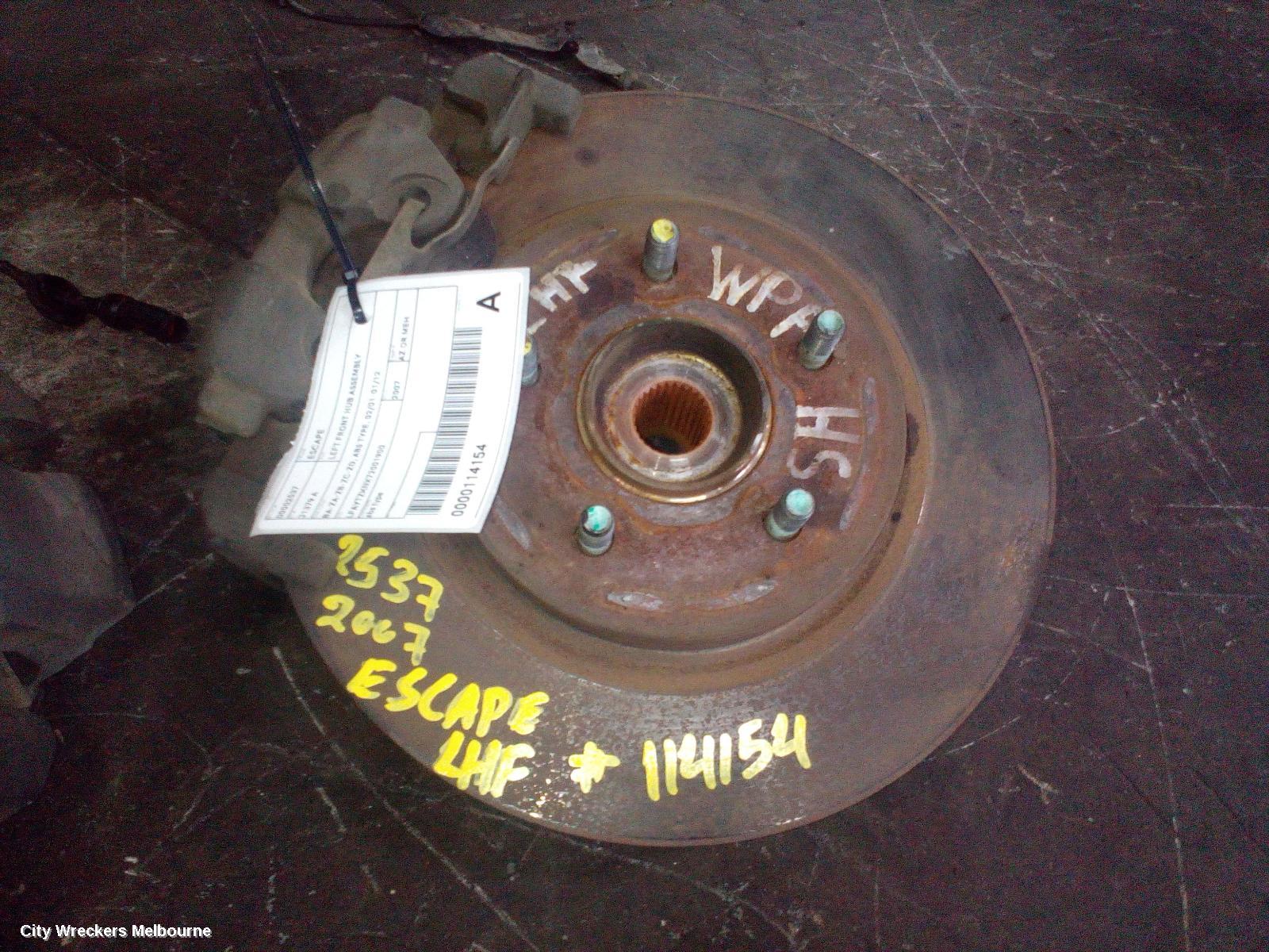FORD ESCAPE LEFT FRONT HUB ASSEMBLY, BA-ZA-ZB-ZC-ZD, ABS TYPE, 02/2001 - 01/2012 - Image 1