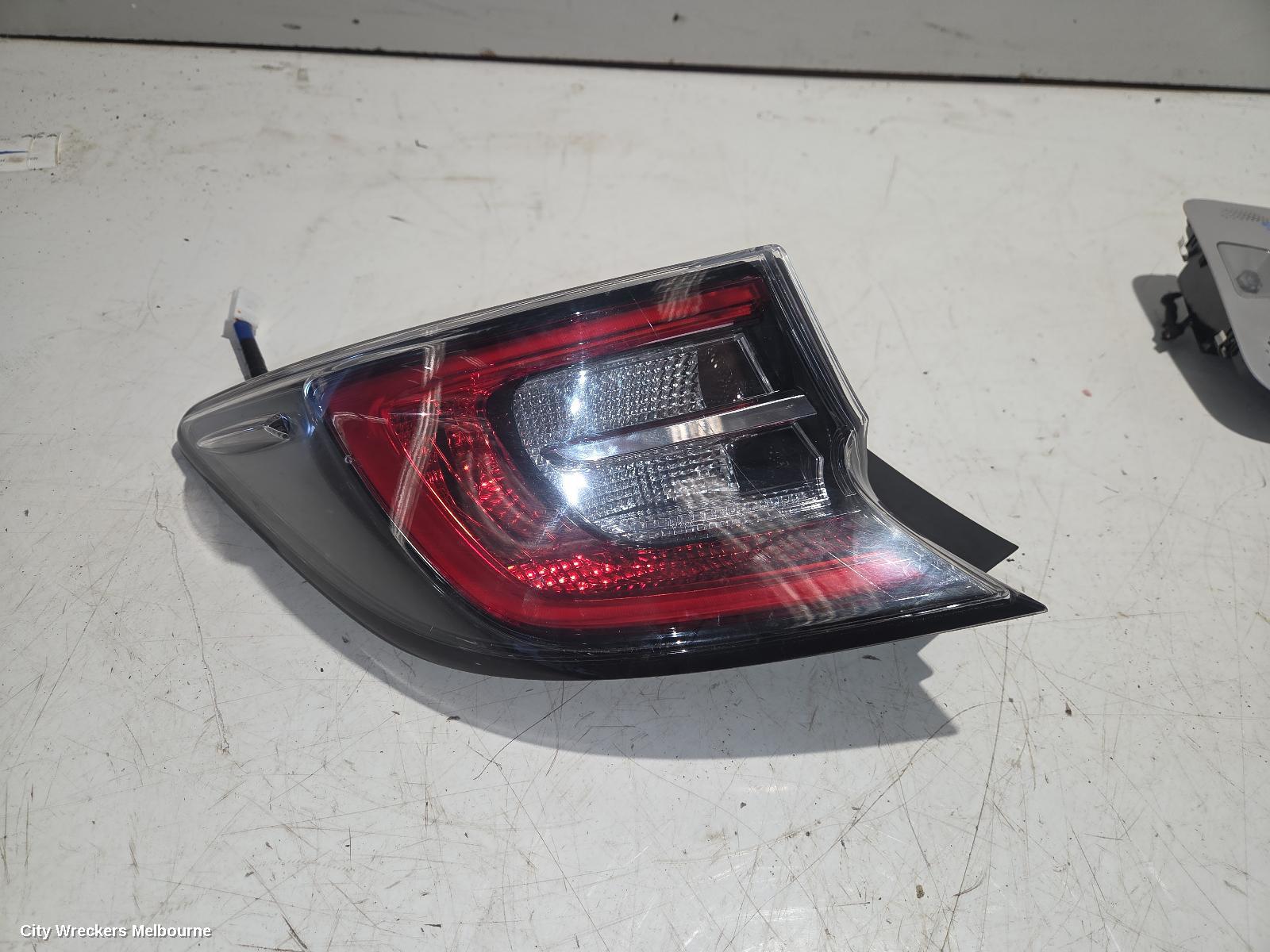 TOYOTA COROLLA LEFT TAILLIGHT, E210, IN BODY, HATCH, 07/2018 - 08/2022 - Image 1