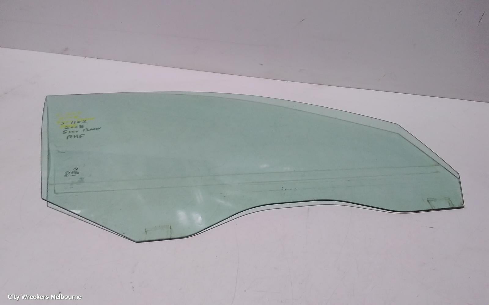 BMW 5 SERIES RIGHT FRONT DOOR WINDOW, E60, 10/2003 - 04/2010 - Image 1