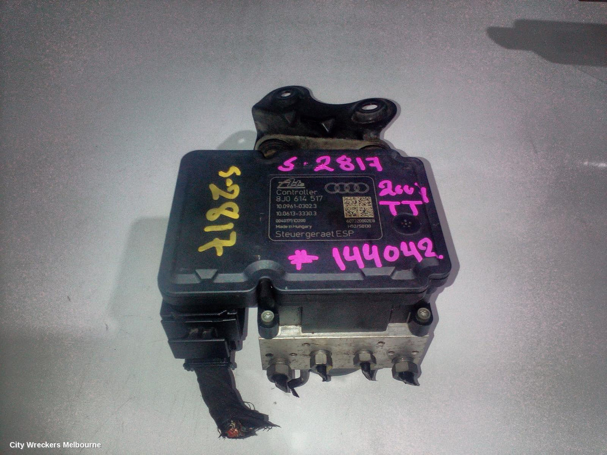 AUDI TT ABS PUMP/MODULATOR, 8J, P/N 8J0614517, 09/2006 ONWARDS - Image 1