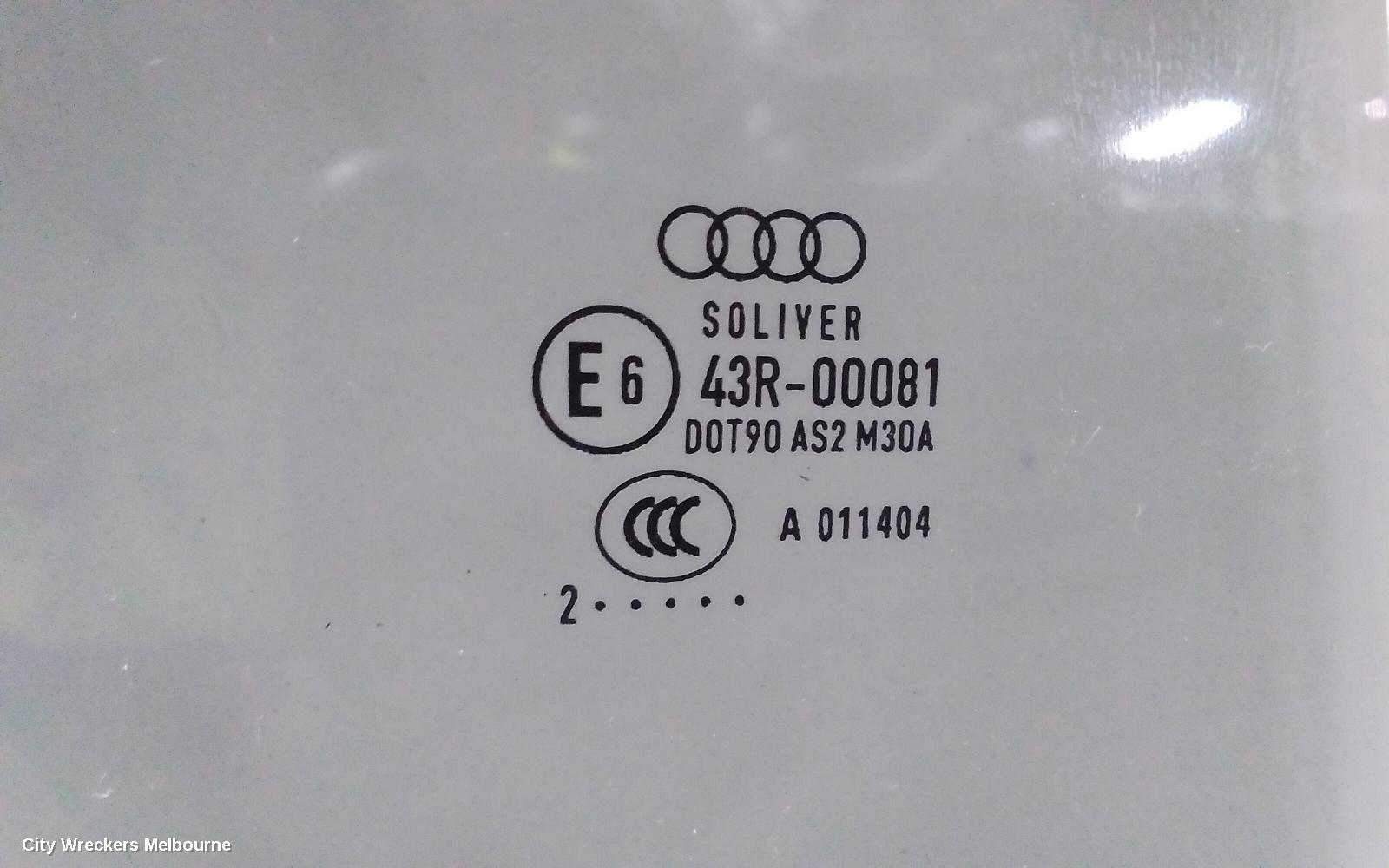 AUDI A1 RIGHT REAR DOOR WINDOW, A1/S1, 8X, 5DR HATCH, 12/2010 - 10/2018 - Image 2