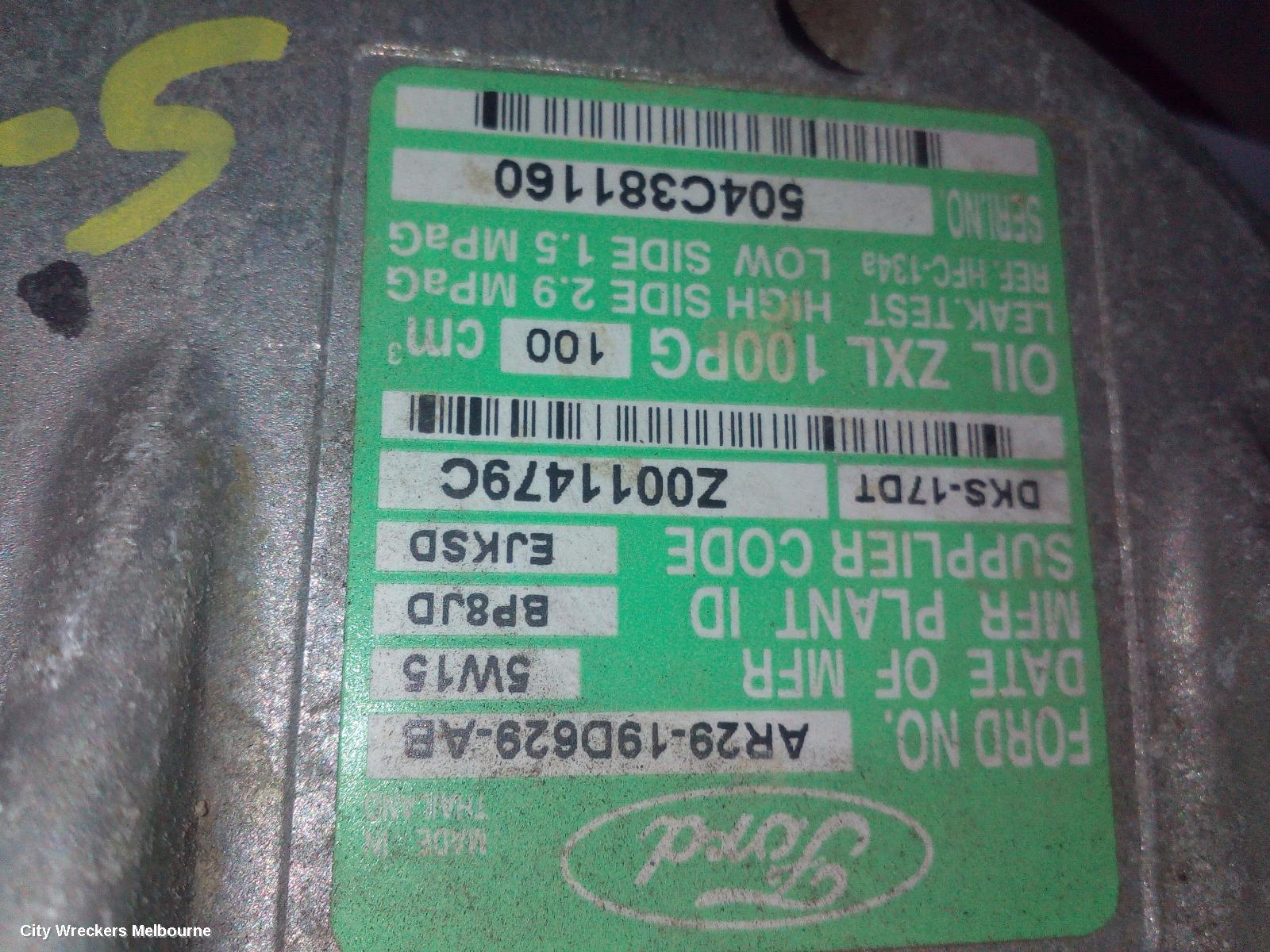 FORD FALCON A/C COMPRESSOR, FG-FGX, 4.0, PETROL (NOT LPI), 04/2008 - 12/2016 - Image 3