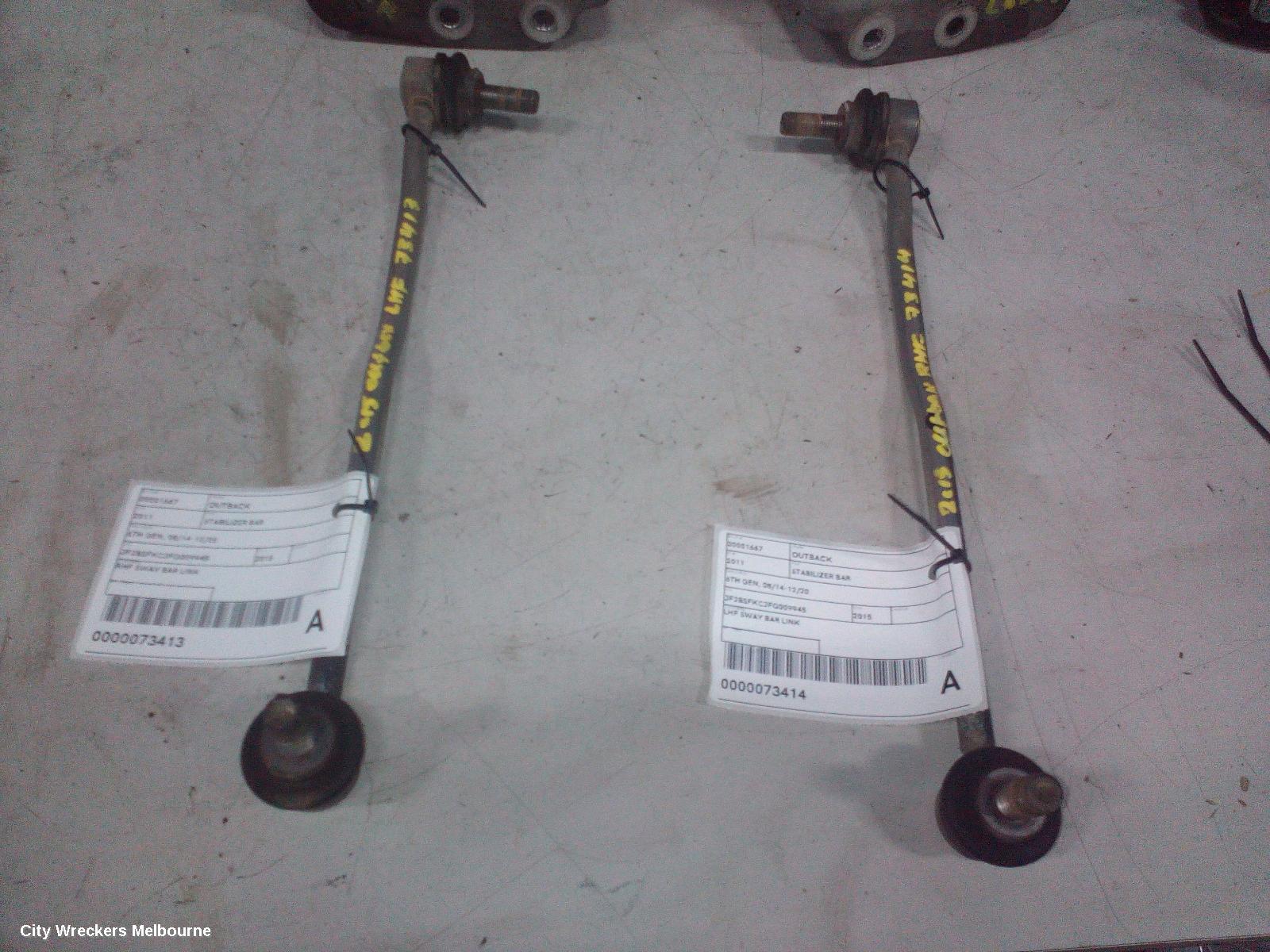SUBARU OUTBACK STABILISER BAR, 6TH GEN, 08/2014 - 12/2020 - Image 2