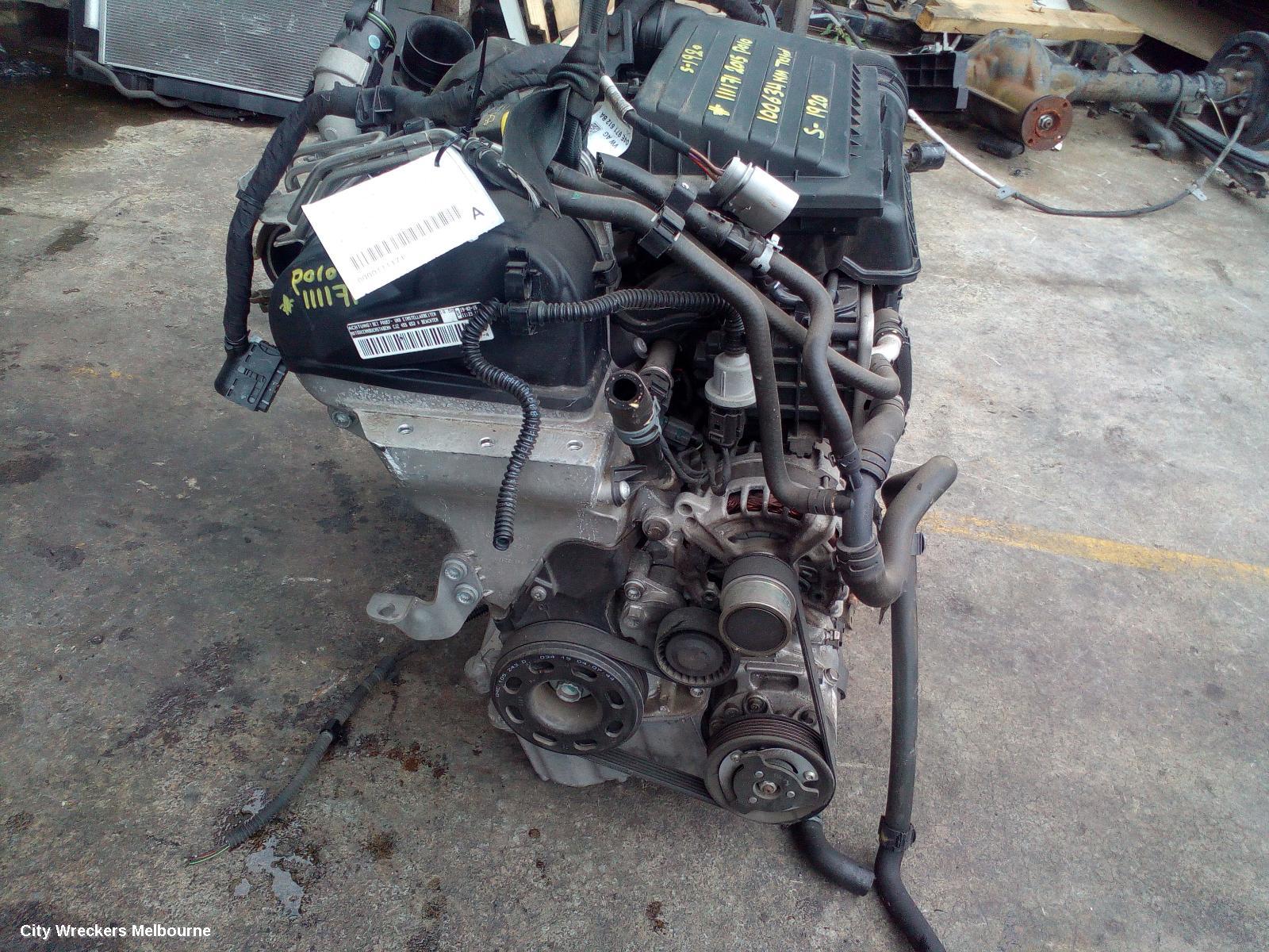 VOLKSWAGEN POLO ENGINE, PETROL, 1.2, TURBO, 6R, CJZD CODE, 05/2014 - 09/2017 - Image 3