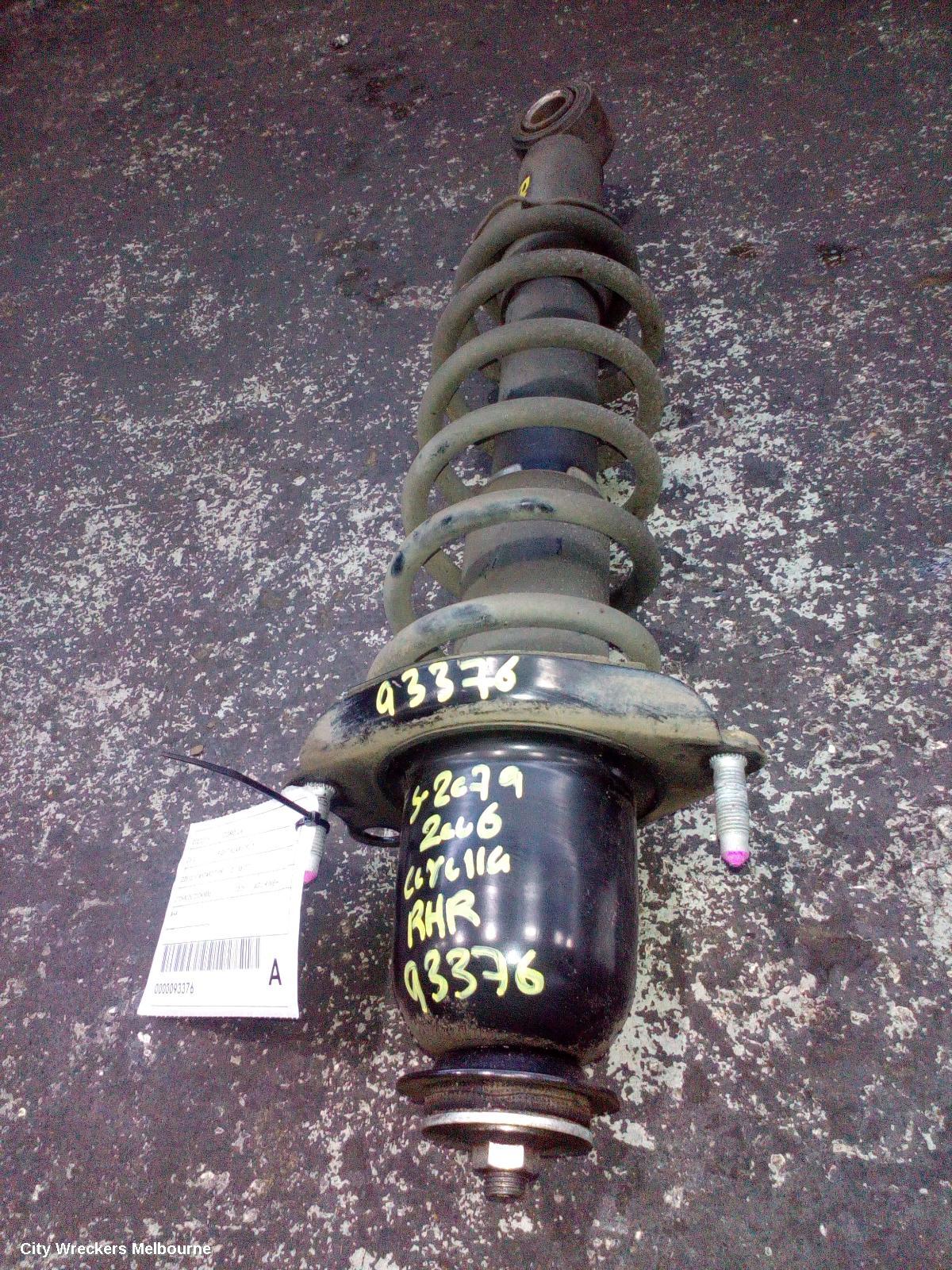 TOYOTA COROLLA RIGHT REAR STRUT, ZZE122 STANDARD TYPE 12/2001 - 06/2007 - Image 1