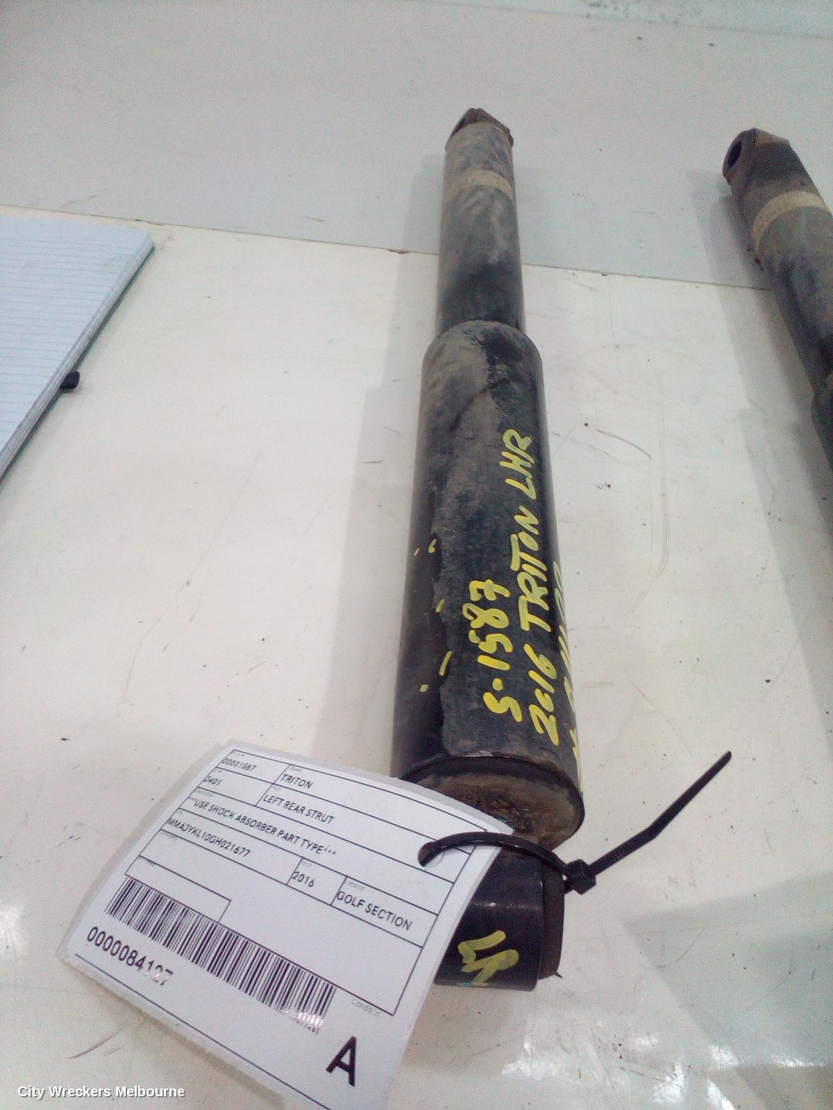 MITSUBISHI TRITON LEFT REAR STRUT, ***USE SHOCK ABSORBER PART TYPE*** - Image 2