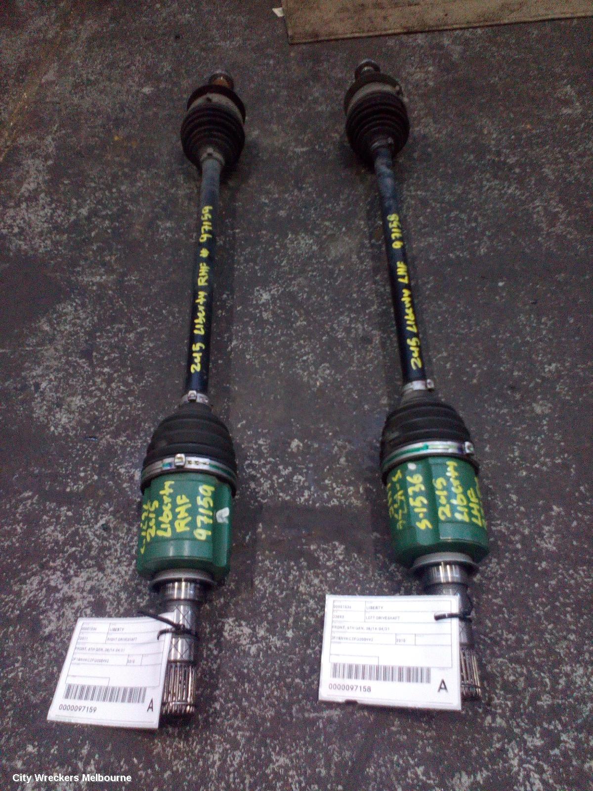 SUBARU LIBERTY LEFT DRIVESHAFT, FRONT, 6TH GEN, 08/2014 - 04/2021 - Image 2