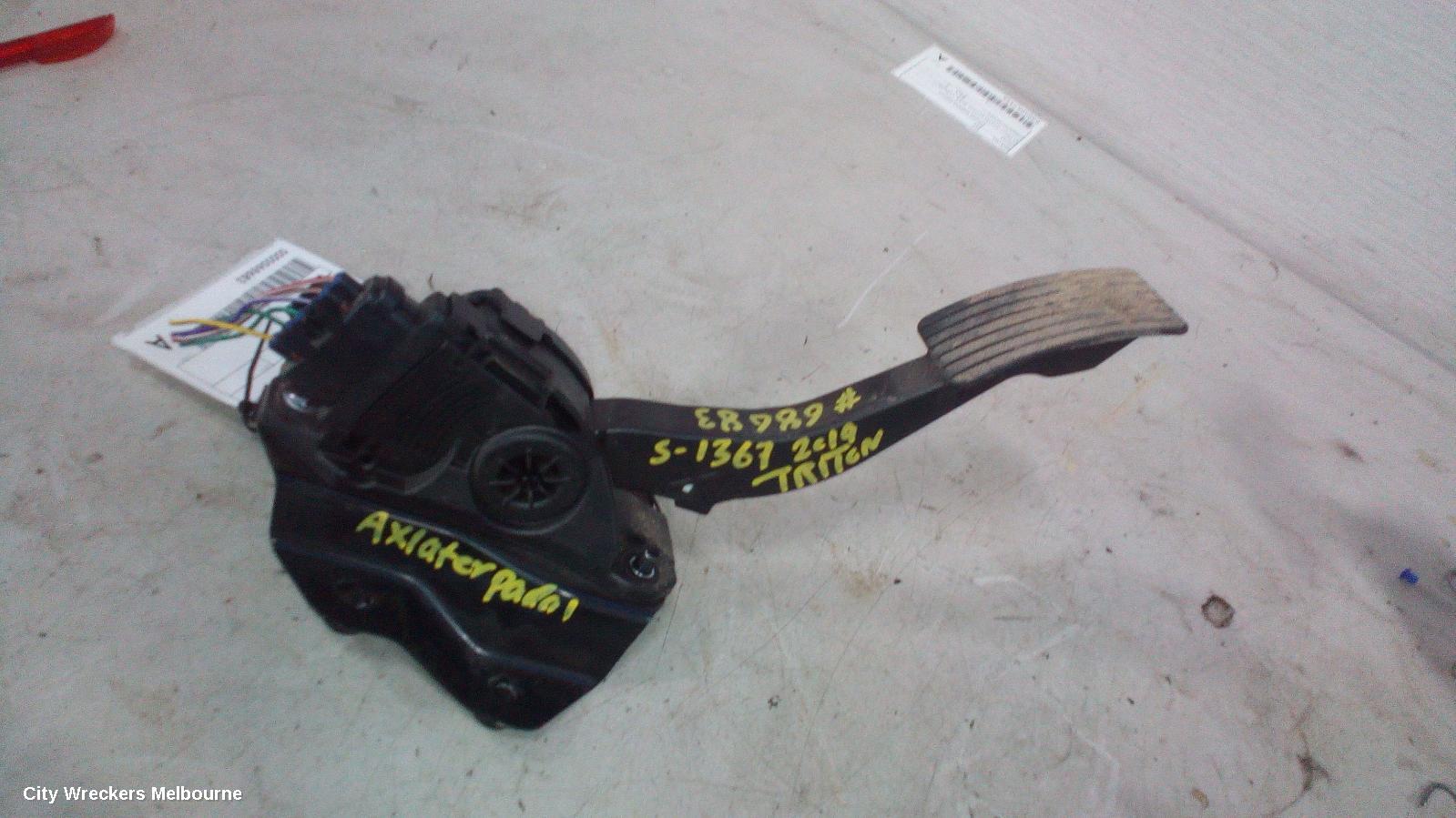 MITSUBISHI TRITON PEDAL ASSEMBLY, ACCELERATOR PEDAL (FLY BY WIRE), MQ-MR, 03/2015 - 10/2023 - Image 3