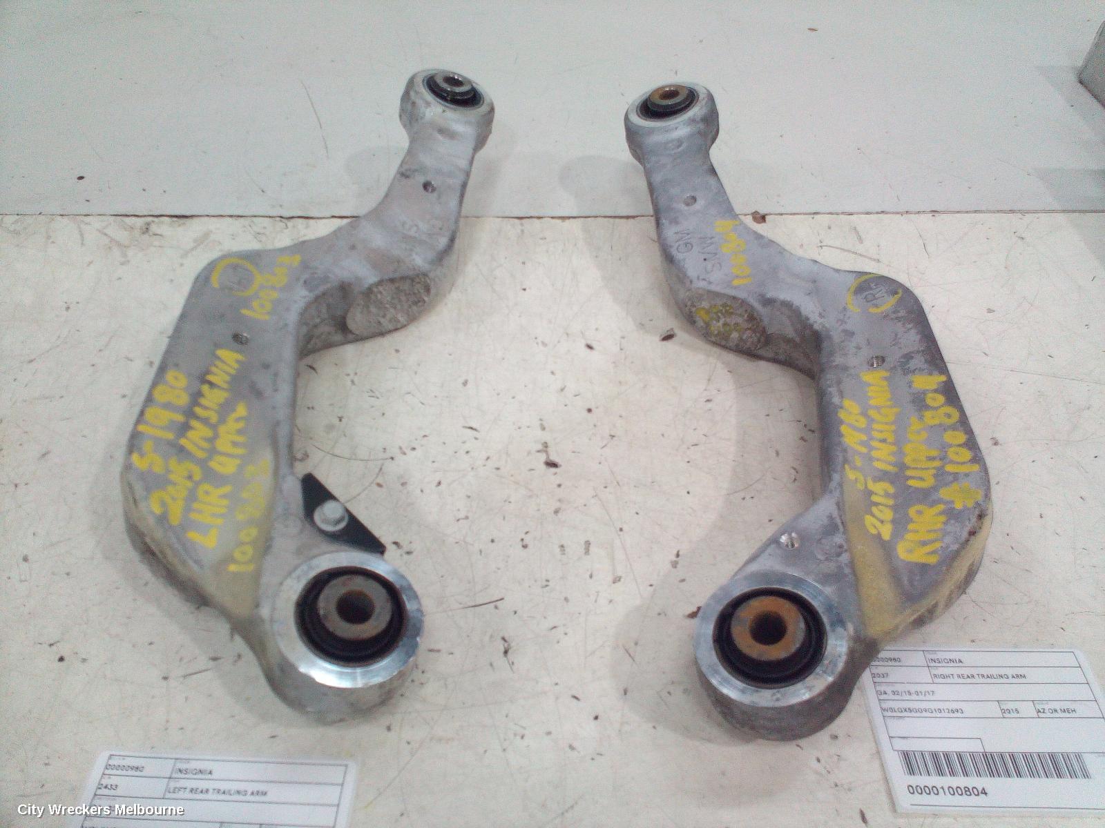 HOLDEN INSIGNIA RIGHT REAR TRAILING ARM, GA, 02/2015 - 01/2017 - Image 3