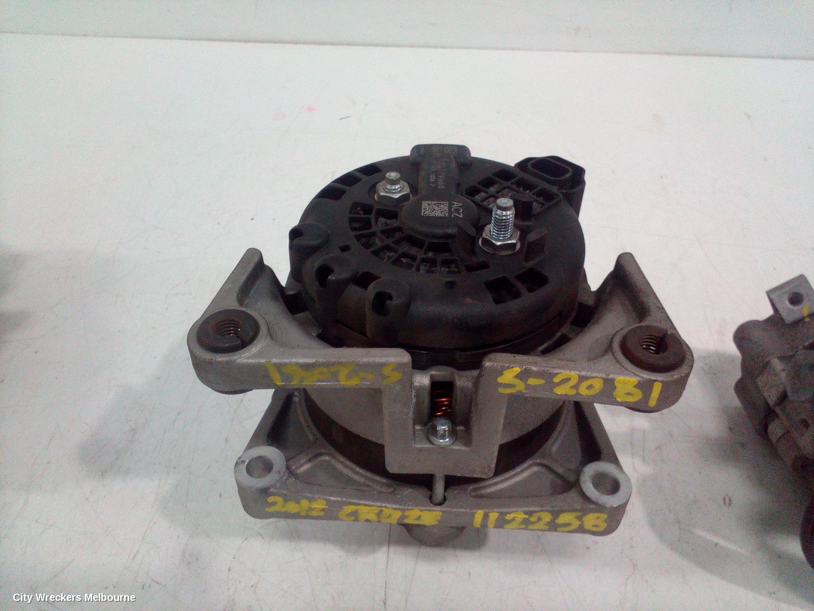 HOLDEN CRUZE ALTERNATOR, PETROL, 1.8, F18D4, AUTO T/M, JH, 03/2011 - 01/2017 - Image 2