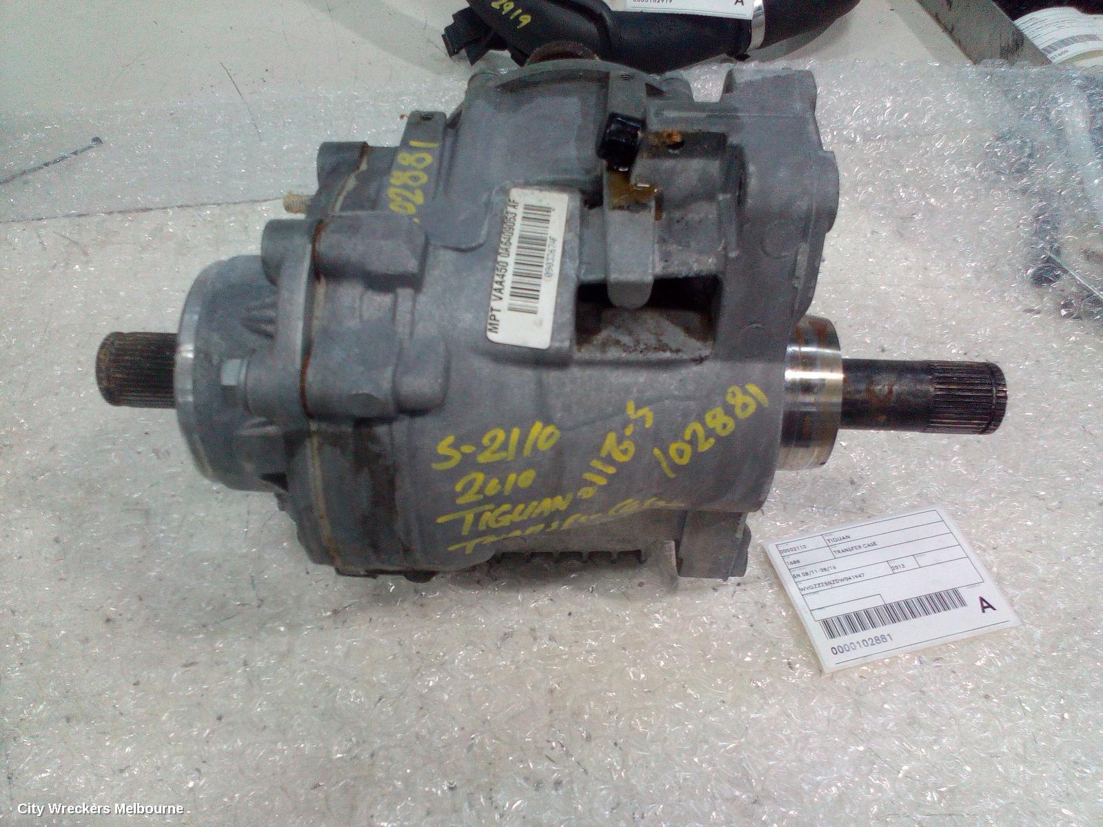 VOLKSWAGEN TIGUAN TRANSFER CASE, AUTO, DIESEL/PETROL, 2.0, DQ500, 7 SPEED, 5N, 05/2008 - 08/2016 - Image 1