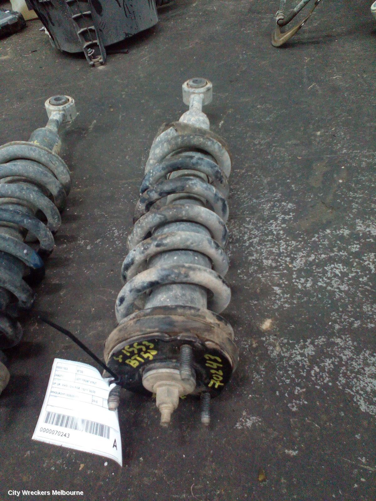 MAZDA BT50 LEFT FRONT STRUT, UP-UR, 2WD LOW RIDE, 10/2011 - 06/2020 - Image 1