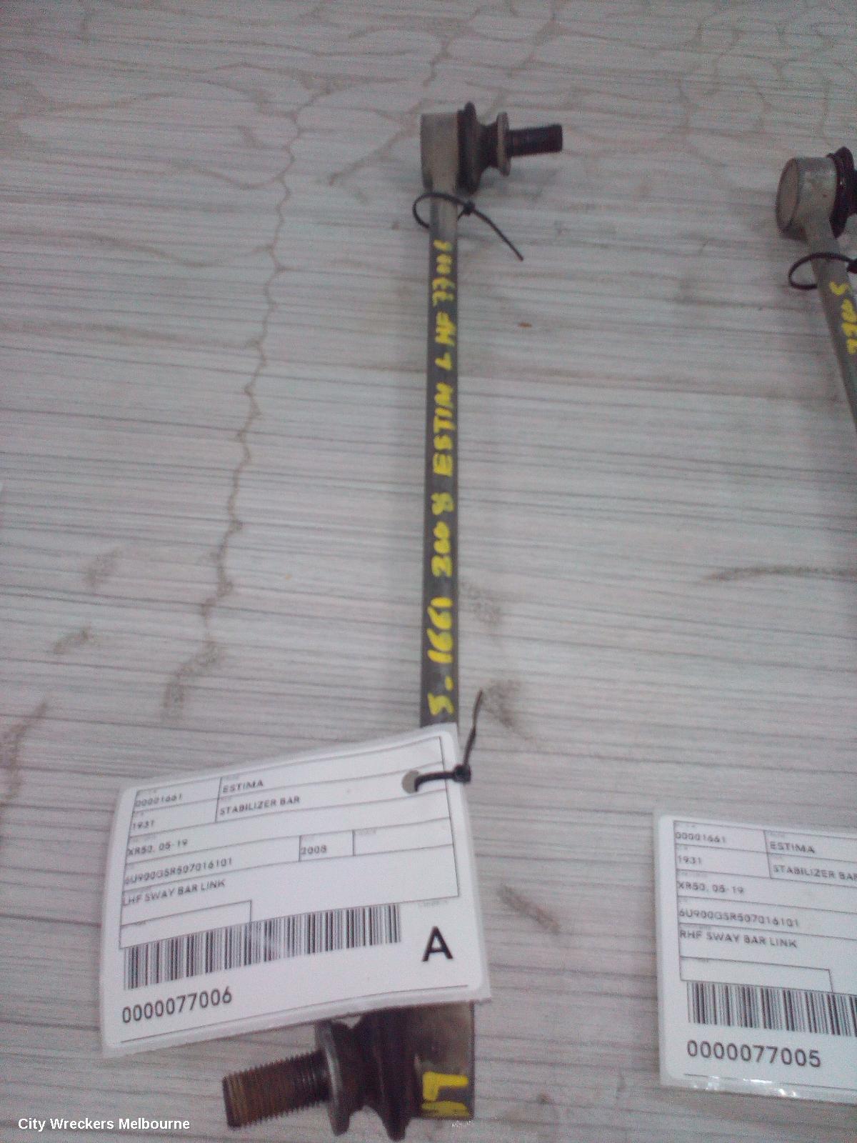 TOYOTA ESTIMA STABILISER BAR, XR50, 05-19 - Image 1