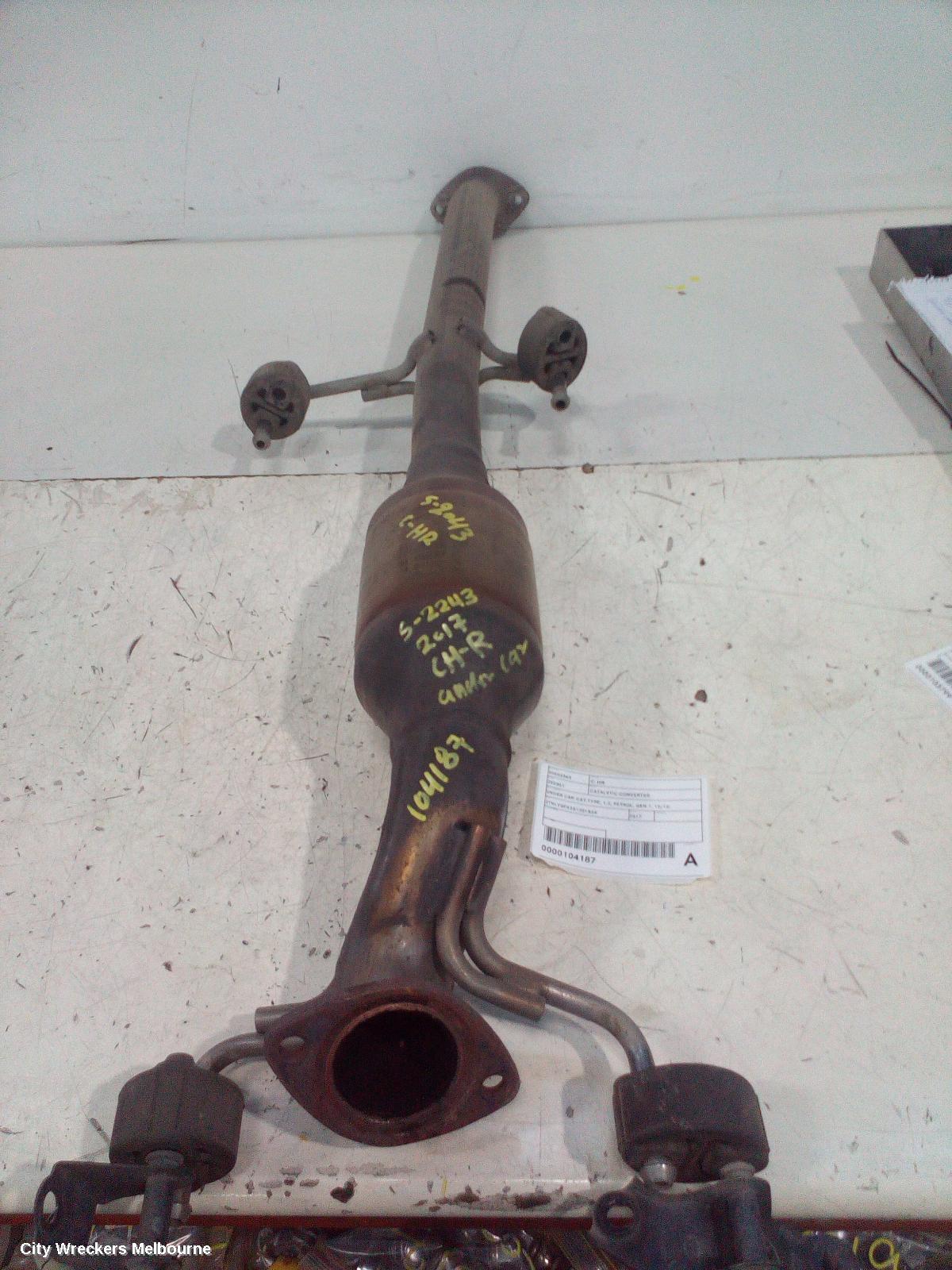 TOYOTA C-HR CATALYTIC CONVERTER, UNDER CAR-CAT TYPE, 1.2, PETROL, GEN 1, 12/2016 ONWARDS - Image 3