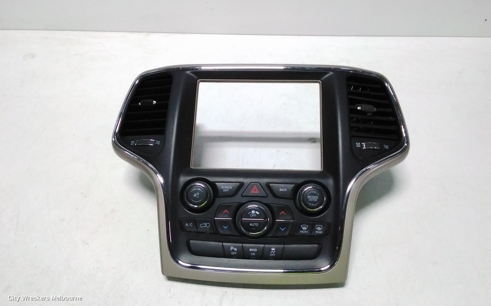 JEEP GRANDCHEROKEE HEATER/AC CONTROLS, HEATING/COOLING/STEREO CENTRE CONTROL UNIT***USE STEREO/HEAD UNIT*** 04/2013 - 02/2022 - Image 1
