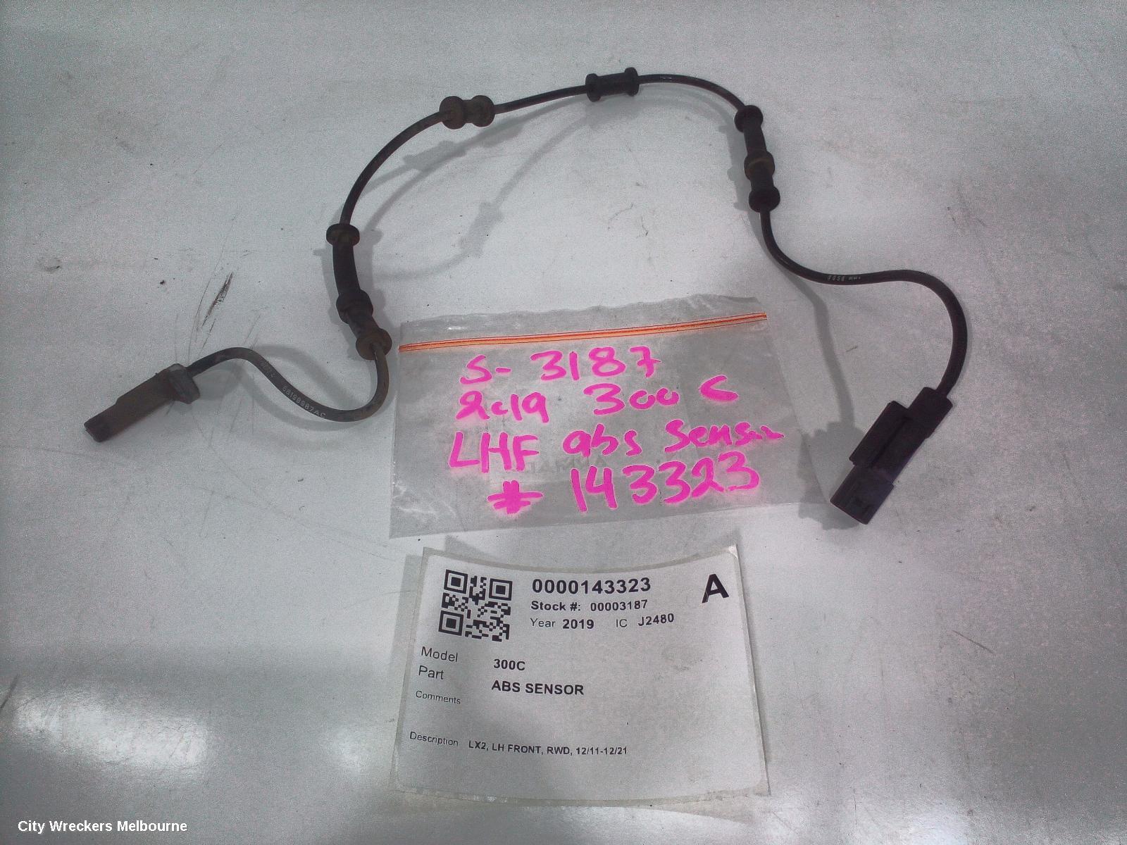 CHRYSLER 300C ABS SENSOR, LX2, LH FRONT, RWD, 12/2011 - 12/2021 - Image 1
