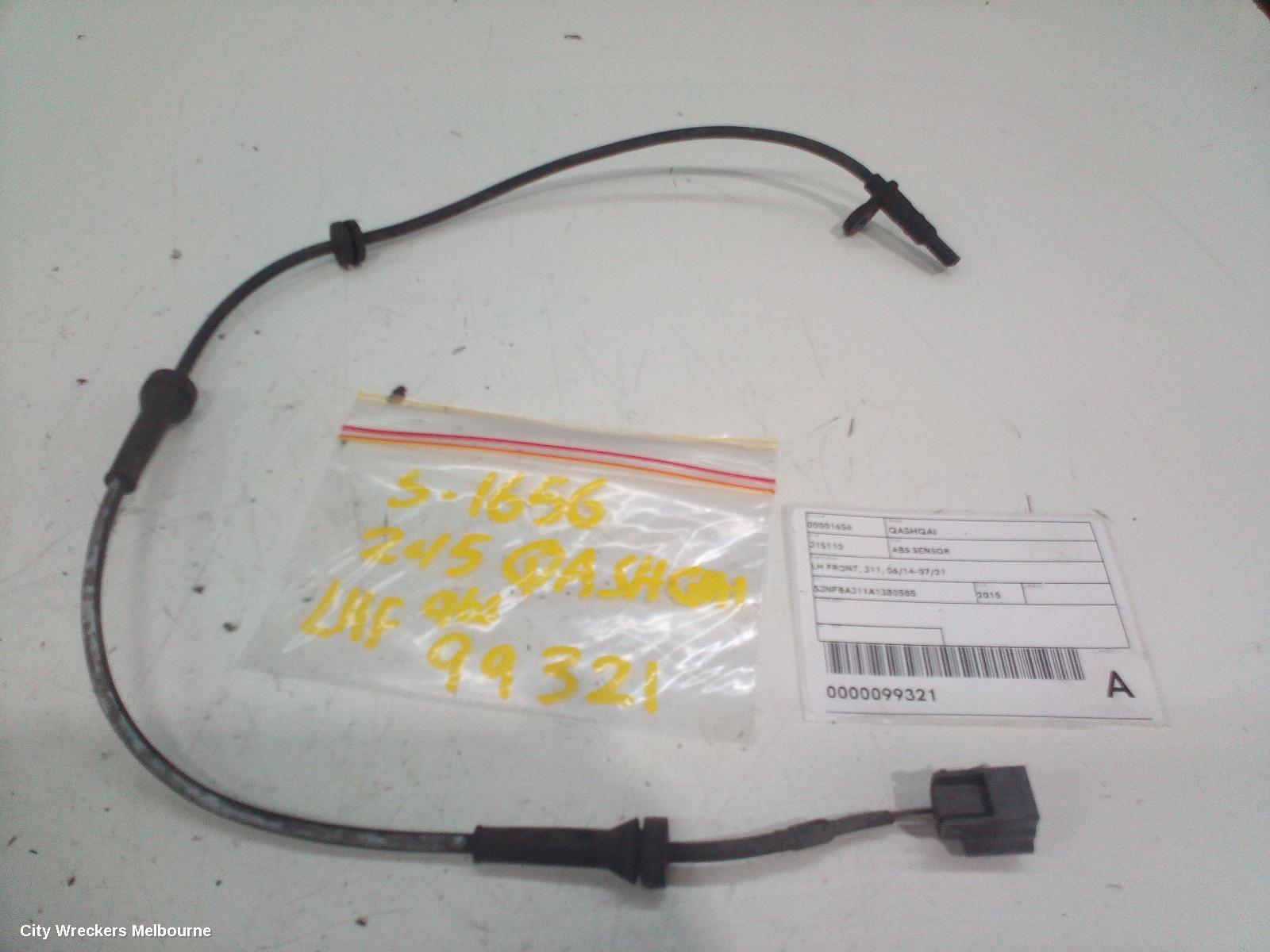 NISSAN QASHQAI ABS SENSOR, LH FRONT, J11, 06/2014 - 07/2021 - Image 2
