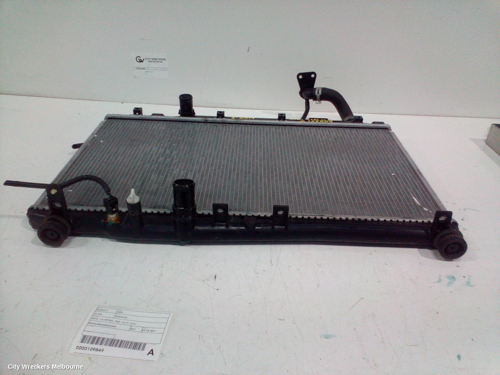 HONDA HRV RADIATOR, AUTO, 1.8, PETROL, RU5, 12/2014 - 10/2021 - Image 3