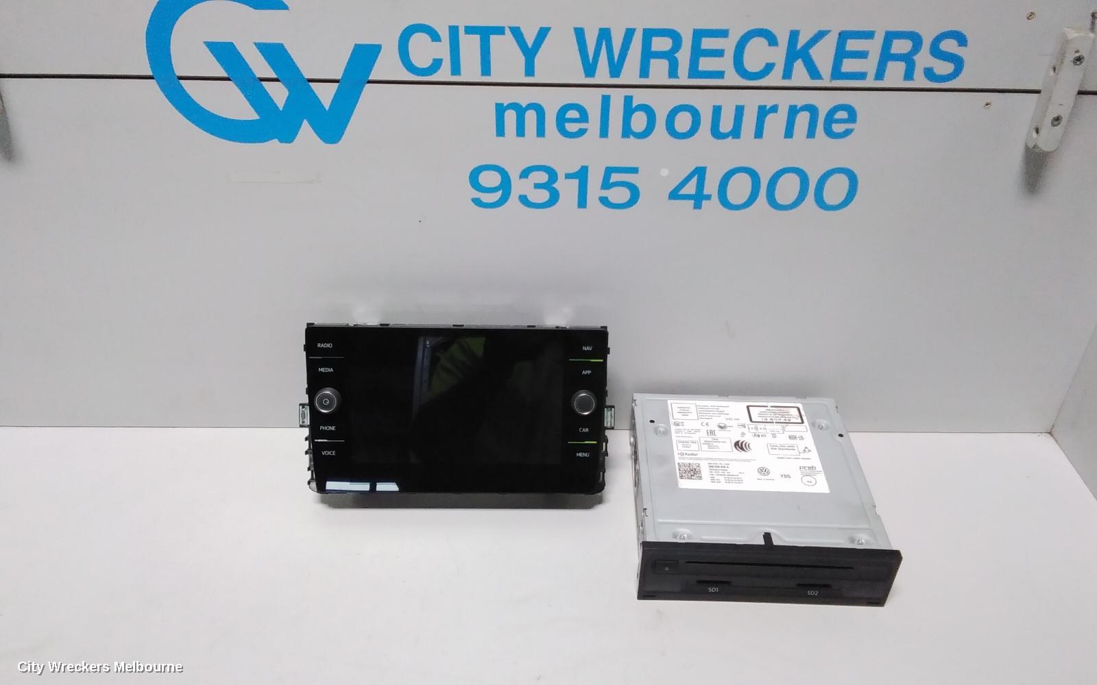 VOLKSWAGEN TIGUAN RADIO/CD/DVD/SAT/TV, DISPLAY UNIT, DISCOVER MEDIA 8IN, SAT NAV TYPE, 5NA, ALLSPACE, 07/2018 ONWARDS - Image 1