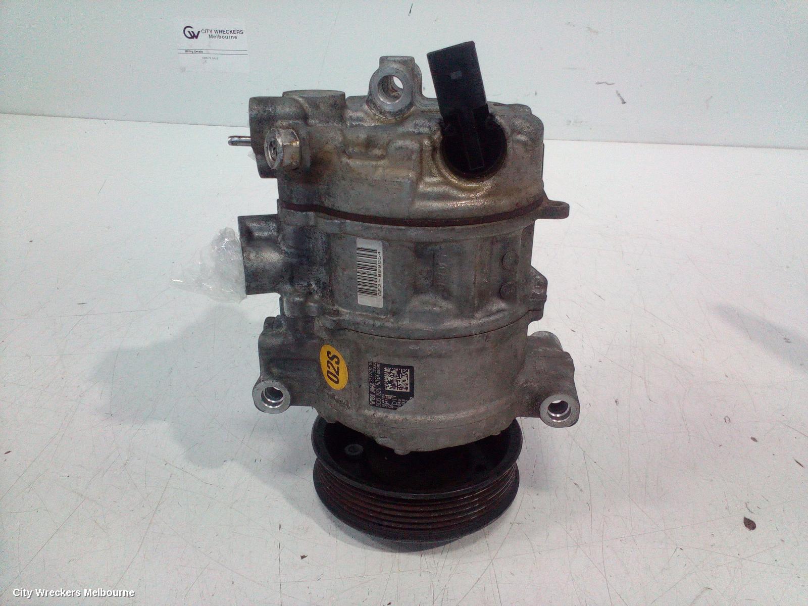 VOLKSWAGEN CADDY A/C COMPRESSOR, 2KN, PETROL/DIESEL, DENSO, 07/2015 - 02/2021 - Image 3