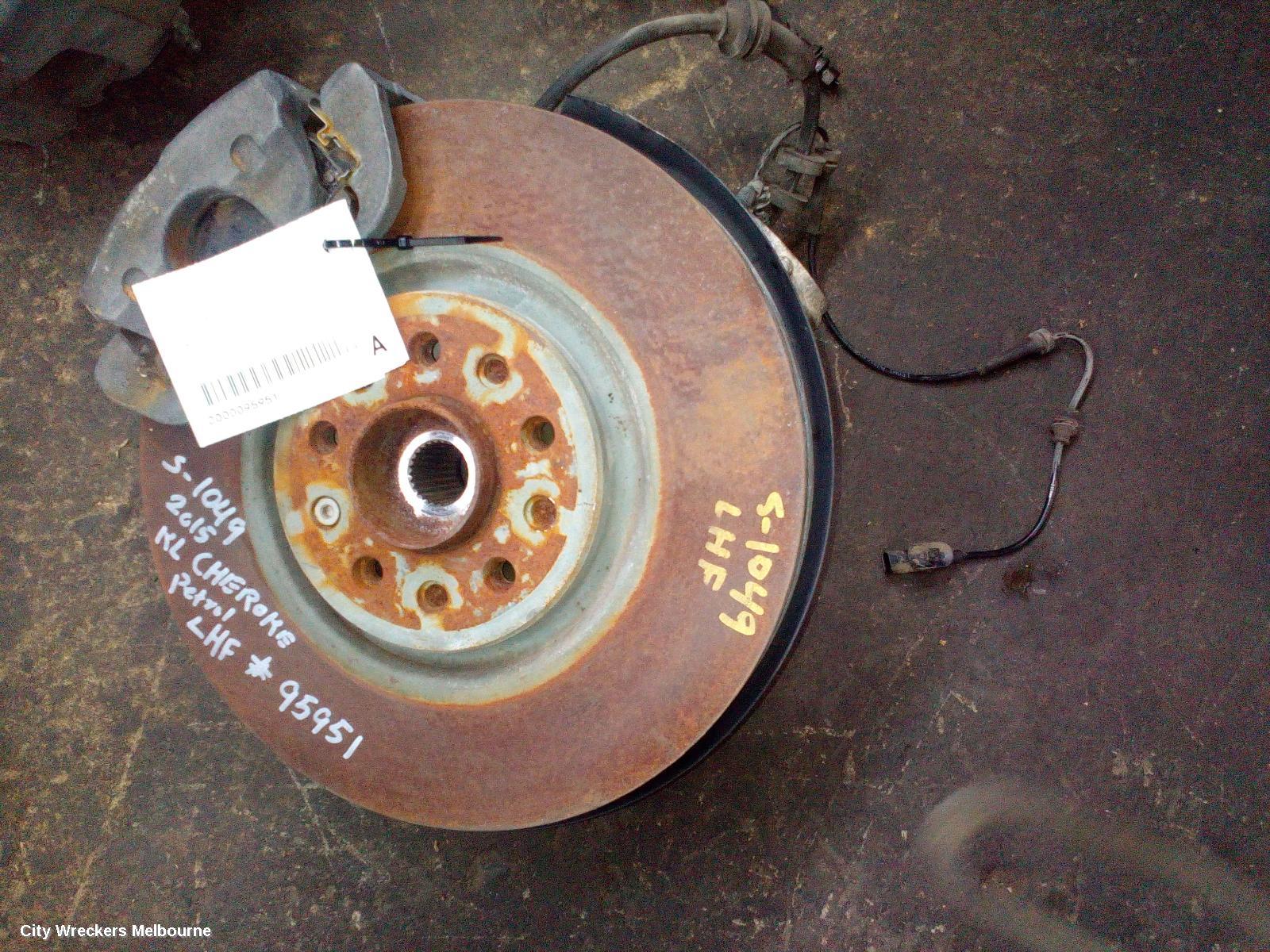 JEEP CHEROKEE LEFT FRONT HUB ASSEMBLY, KL, STANDARD TYPE, 2WD, 02/2014 - 03/2018 - Image 1