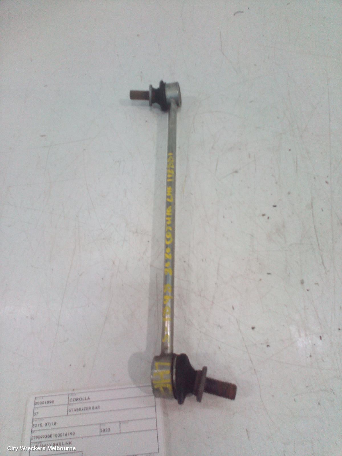 TOYOTA COROLLA STABILISER BAR, E210, 07/2018 ONWARDS - Image 1