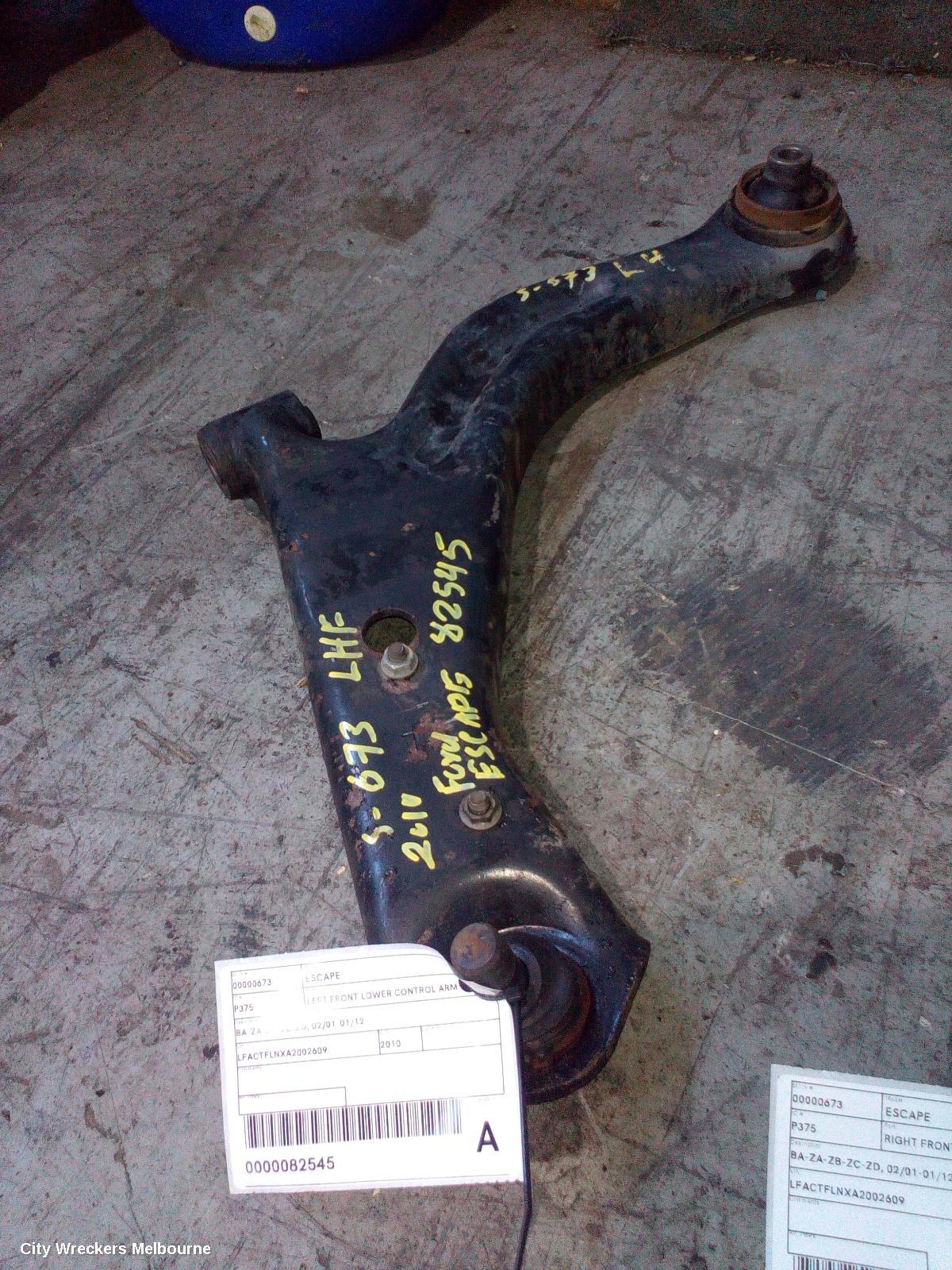 FORD ESCAPE LEFT FRONT LOWER CONTROL ARM, BA-ZA-ZB-ZC-ZD, 02/2001 - 01/2012 - Image 1